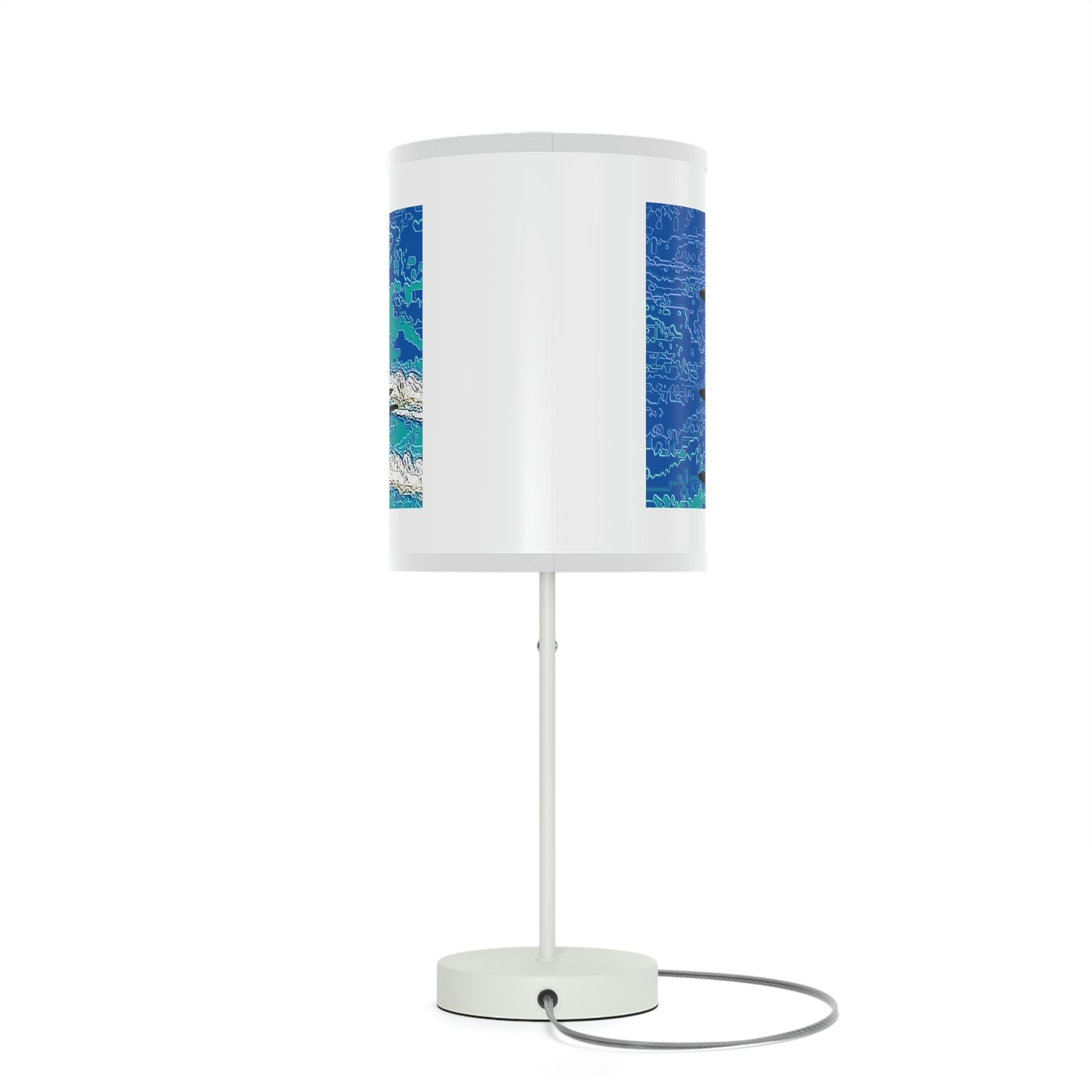 Lamp on a Stand, US|CA plug ... Seattle Seafair ..."Blue Angels Run Over Lake Washington" ... Circa Mid 1980's ... Dr FJ Holt ... Original Works ...