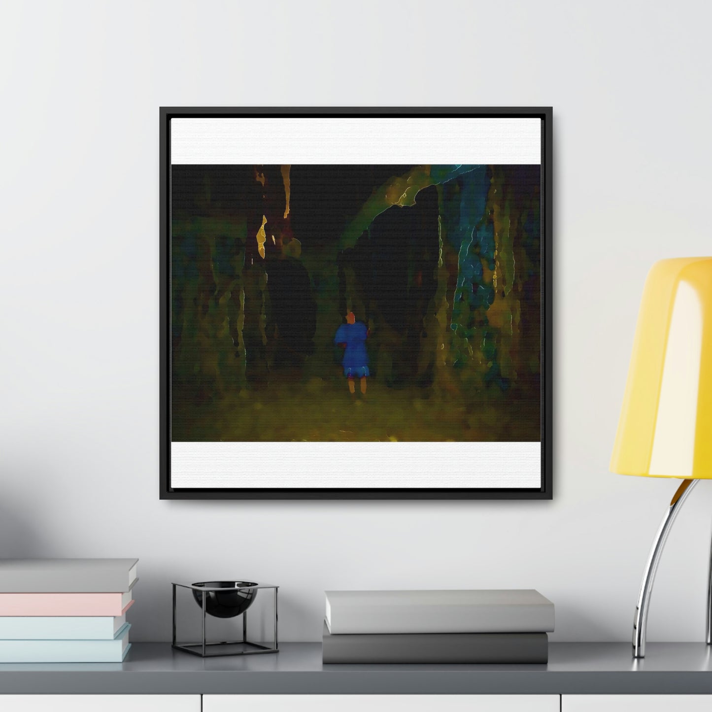 Gallery Canvas Wraps, Square Frame ... Jesuit Philosophy ... "In The Polynesian Banyans ..."