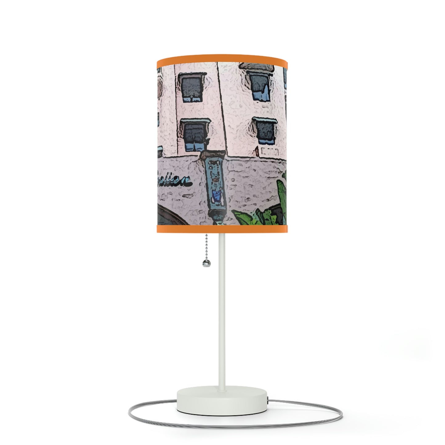 Lamp on a Stand, US|CA plug ...  "La Grande Entree" At: 'The Pink Palace' ... The Royal Hawai'ian ... Honolulu, HI ... '27Oct2014' ... Original Works ...
