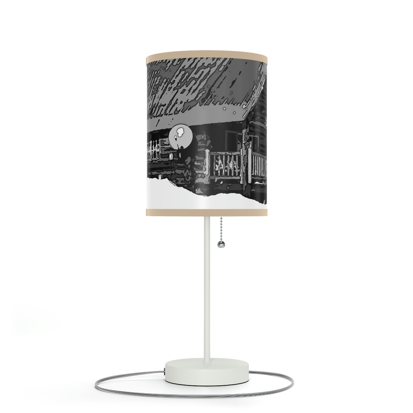 Lamp on a Stand, US|CA plug ... A Beautiful Lodge & Back-Country Outfitter In A Mountain Town ... 'Dixie, Idaho, November 2022' ... Original Works ...