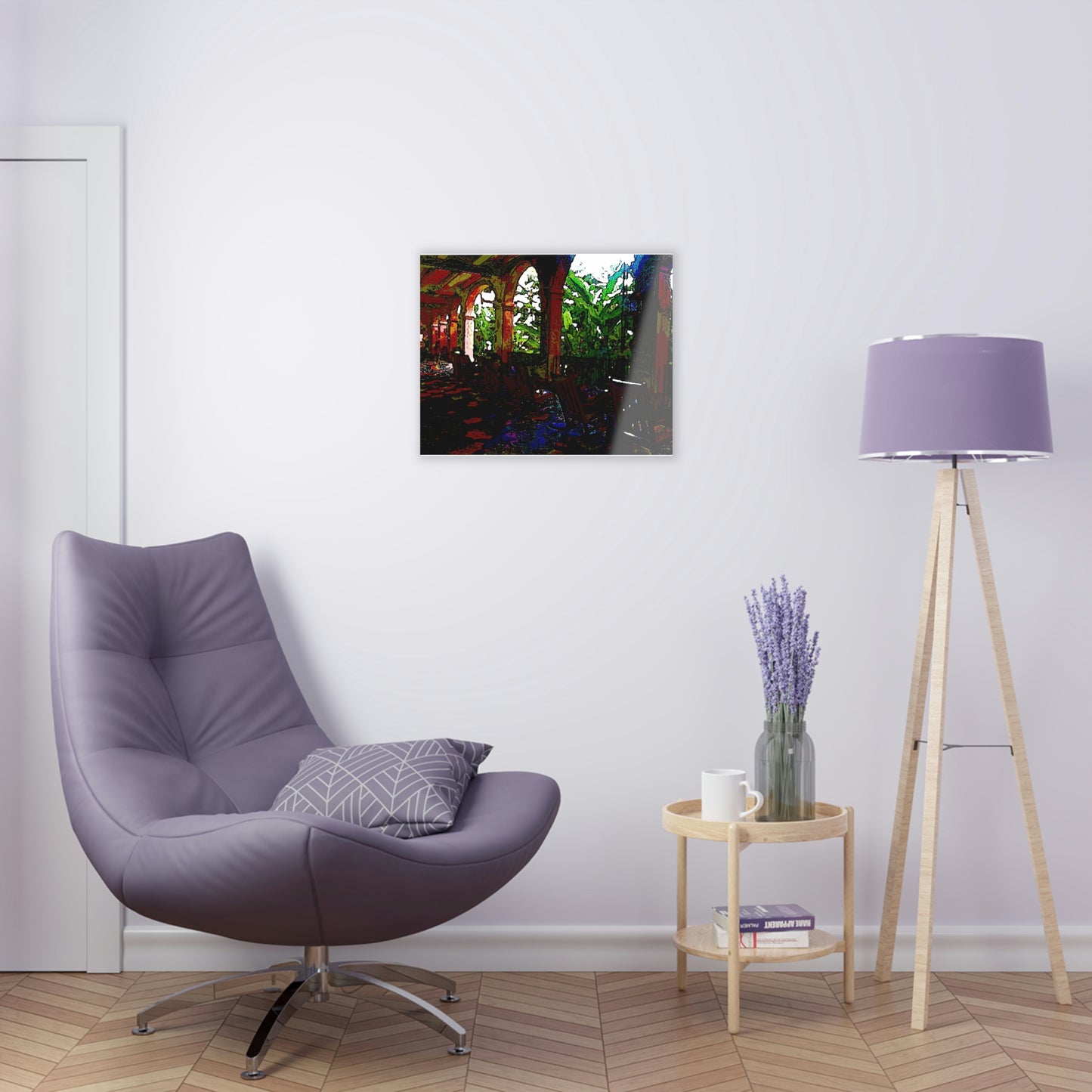 Acrylic Prints ...  Lanai & Rocking Chairs At: 'The Pink Palace' ... The Royal Hawai'ian ... Honolulu, HI ... '27Oct2014' ... Original Works ...