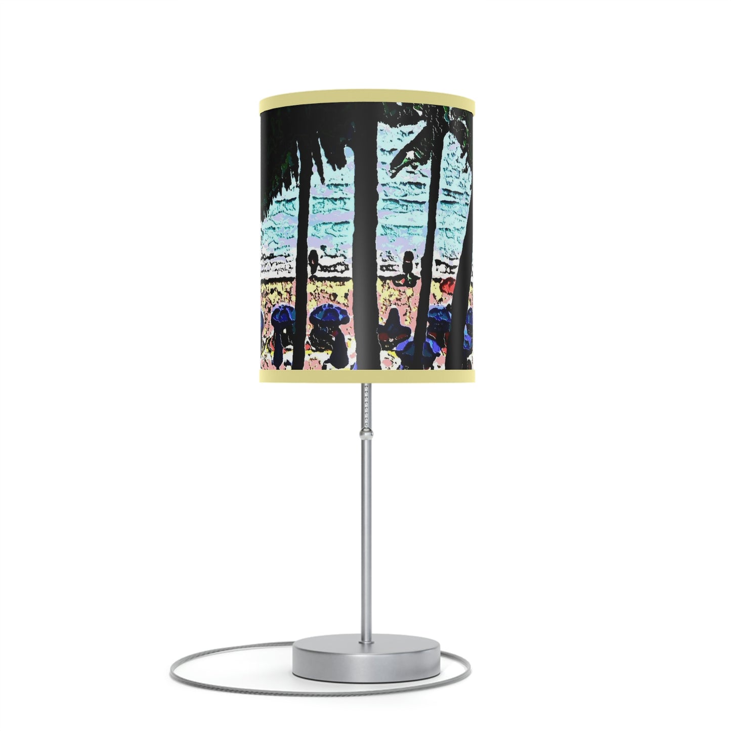 Lamp on a Stand, US|CA plug ... "A Beautiful Beach Amongst The Palms" ... The Outrigger Waikiki, Honolulu, Oahu ... Original Works ...