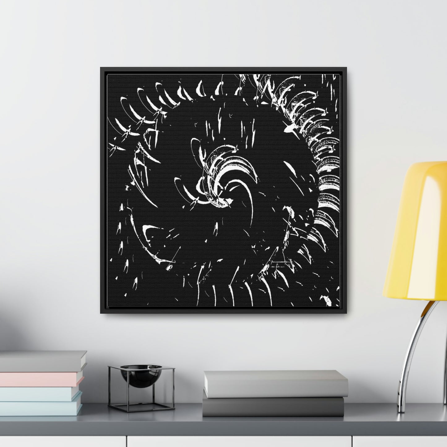 Gallery Canvas Wraps, Square Frame ... "Waning Moon" ... Central Idaho ... October 2022 ... Rendering Time: 22 Hours ... Original Works ...