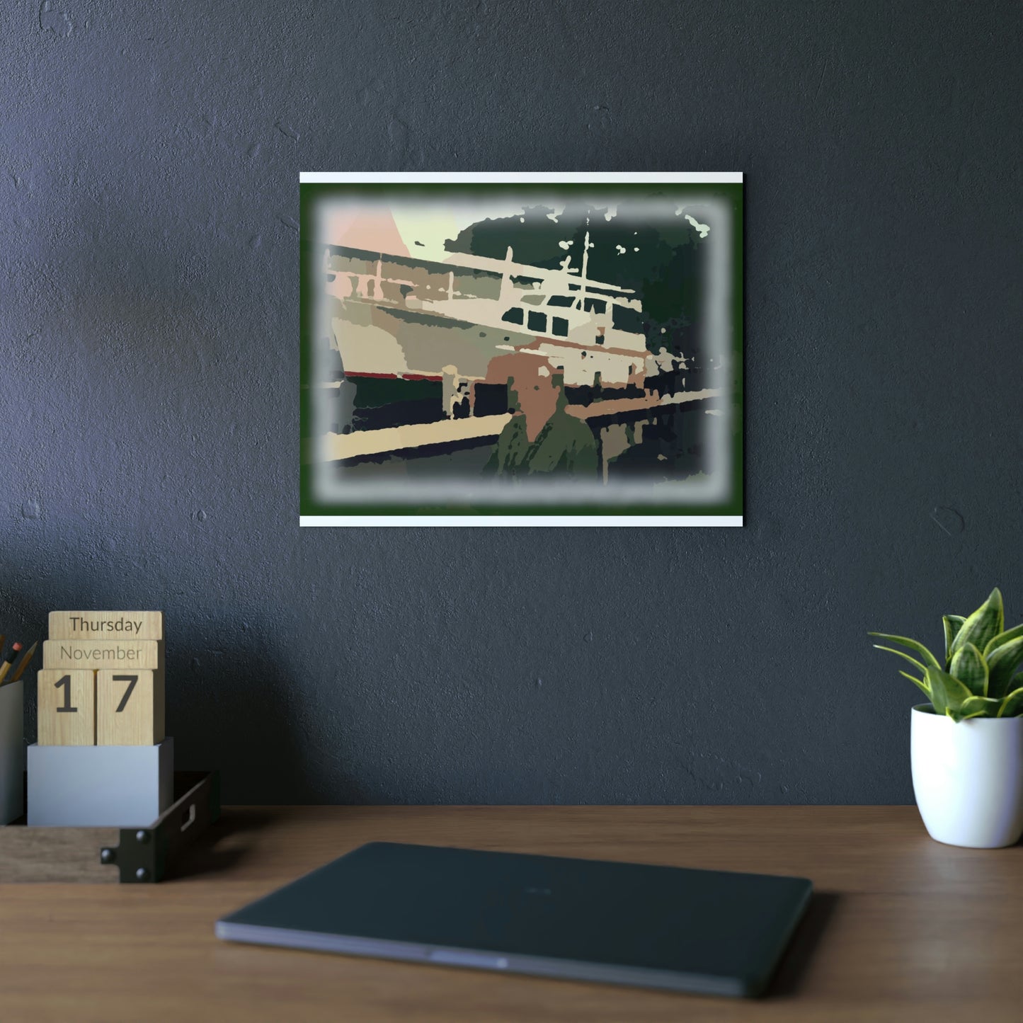Aluminum Composite Panels ... Classic 1970 Trumpy Wooden Yacht 'On-The-Rails' " ... Circa Autumn 2017 ... Great Bridge, Virginia ... AYB ...