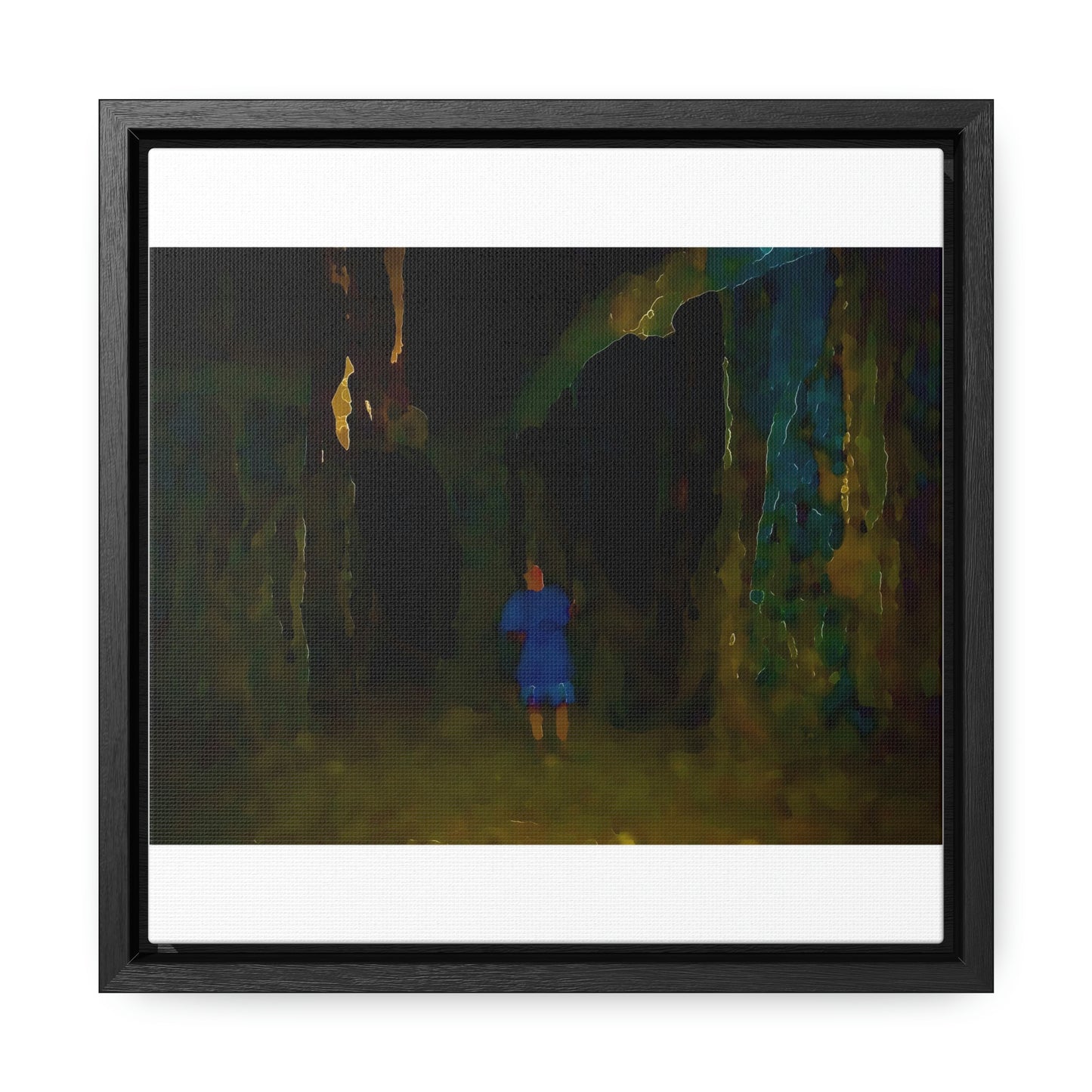 Gallery Canvas Wraps, Square Frame ... Jesuit Philosophy ... "In The Polynesian Banyans ..."