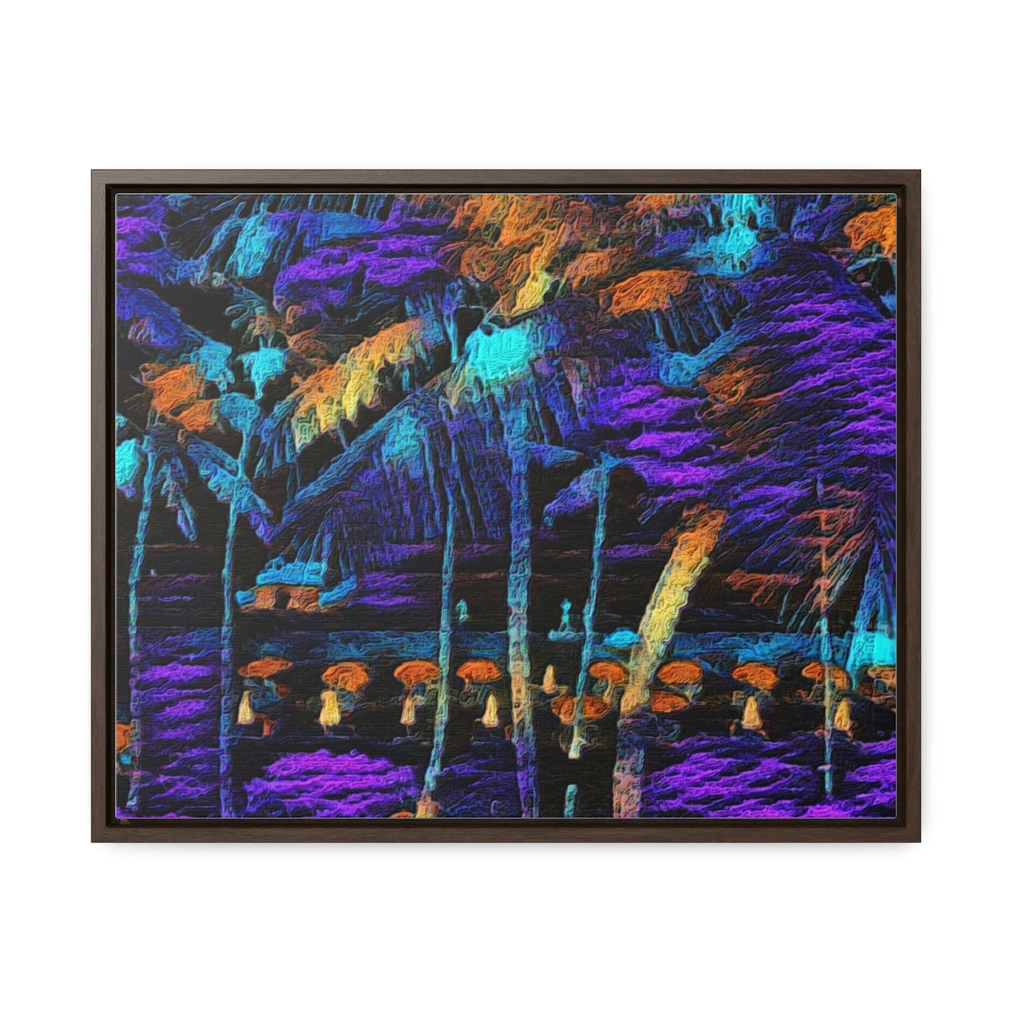Gallery Canvas Wraps, Horizontal Frame ... "The Royal Hawai'ian: Waikiki Beach_Beach" ... Honolulu, HI ... Ocotber 2014 (Halloween) ... Original Works ...