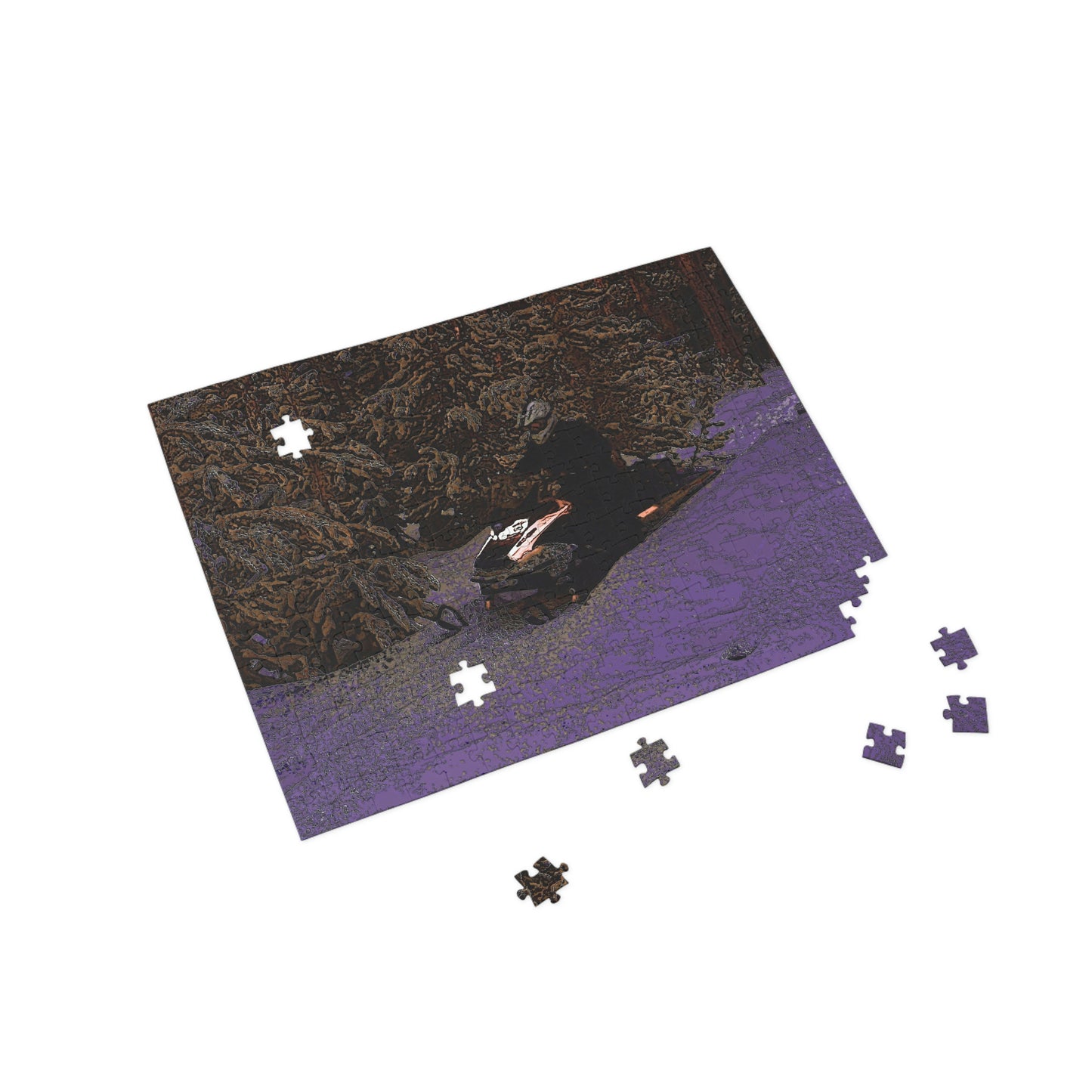 Puzzle (96, 252, 500, 1000-Piece) ... Yep ... "Another Day ... Riding Through The Wilderness ... " ... February 2023 ... Original Works ...