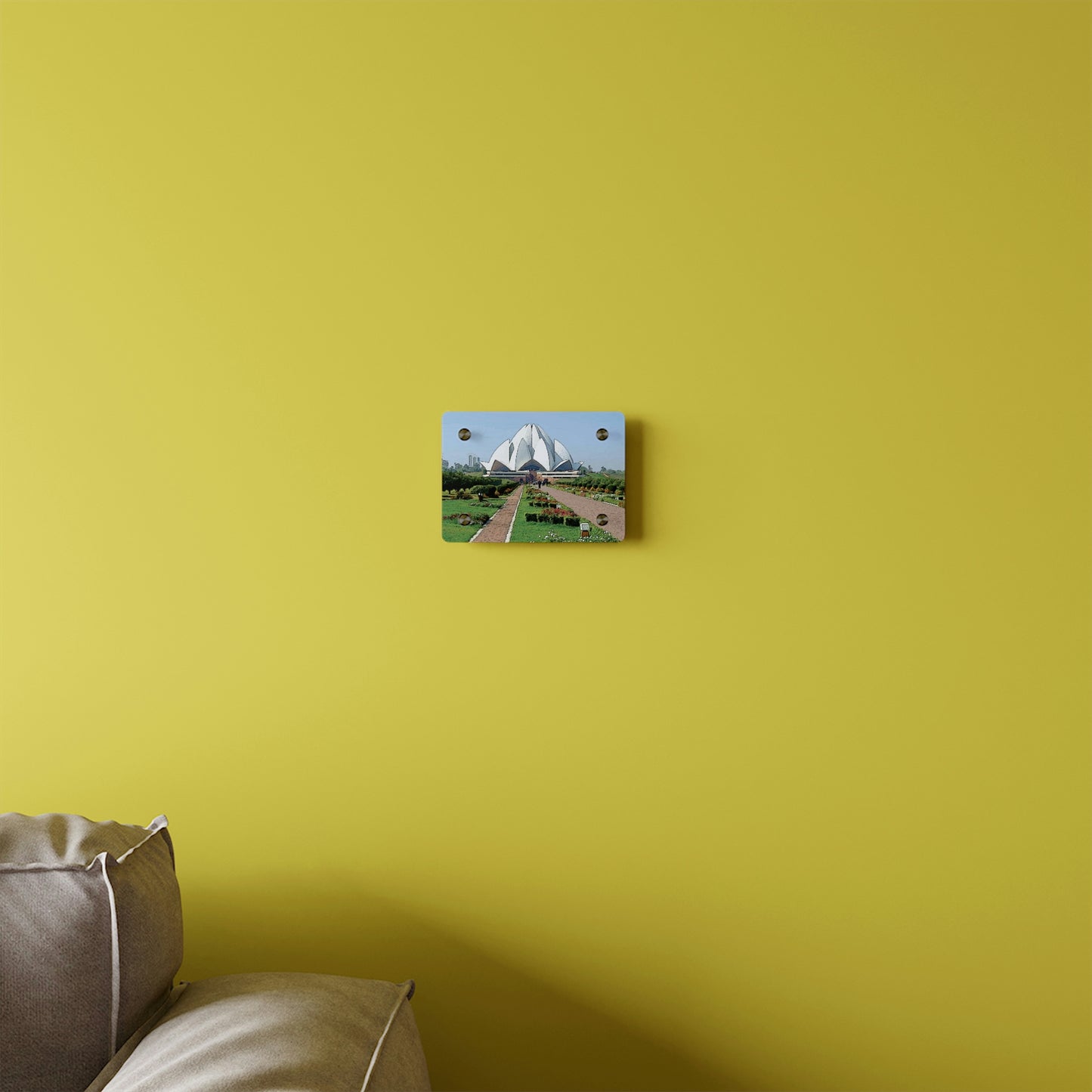 Acrylic Wall Art Panels ... 'Bahai'i House-Of-Worship' ... "Lotus Temple: Delhi, India, 2008" ... Original Works ...