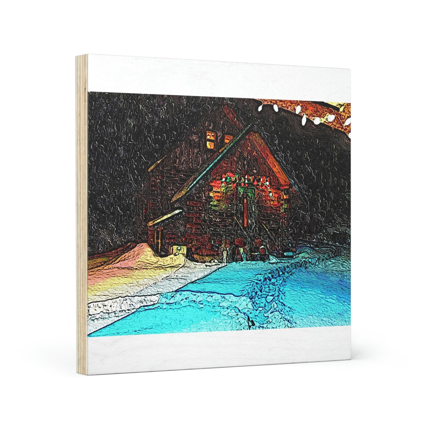 Wood Canvas ... "A Very, Very Snowy November Morning" ...