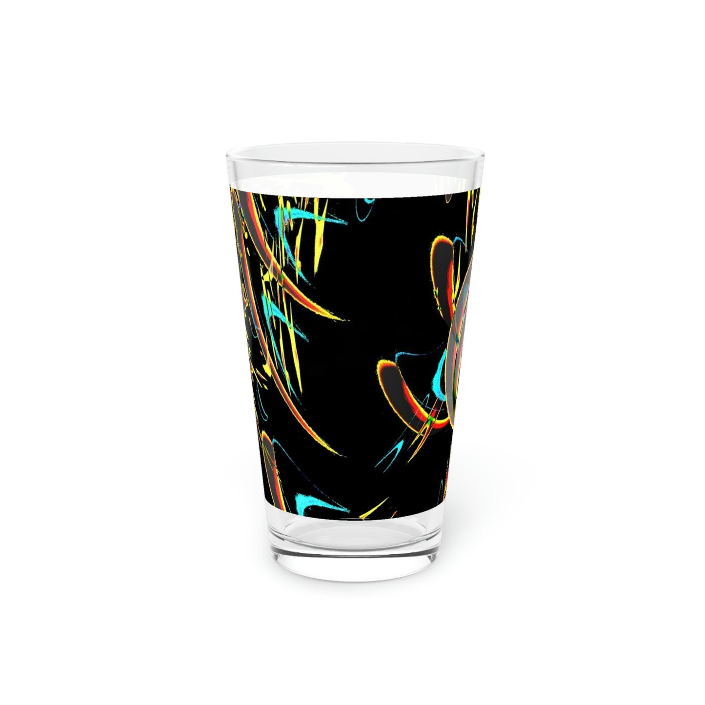Pint Glass, 16oz ... "Waning Moon" ... Central Idaho ... October 2022 ... Rendering Time: 22 Hours ... Original Works ...