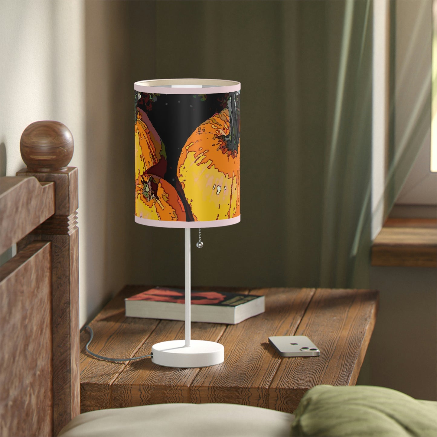 Lamp on a Stand, US|CA plug ... "A Lantern Within A Jack-O-Lantern" ...