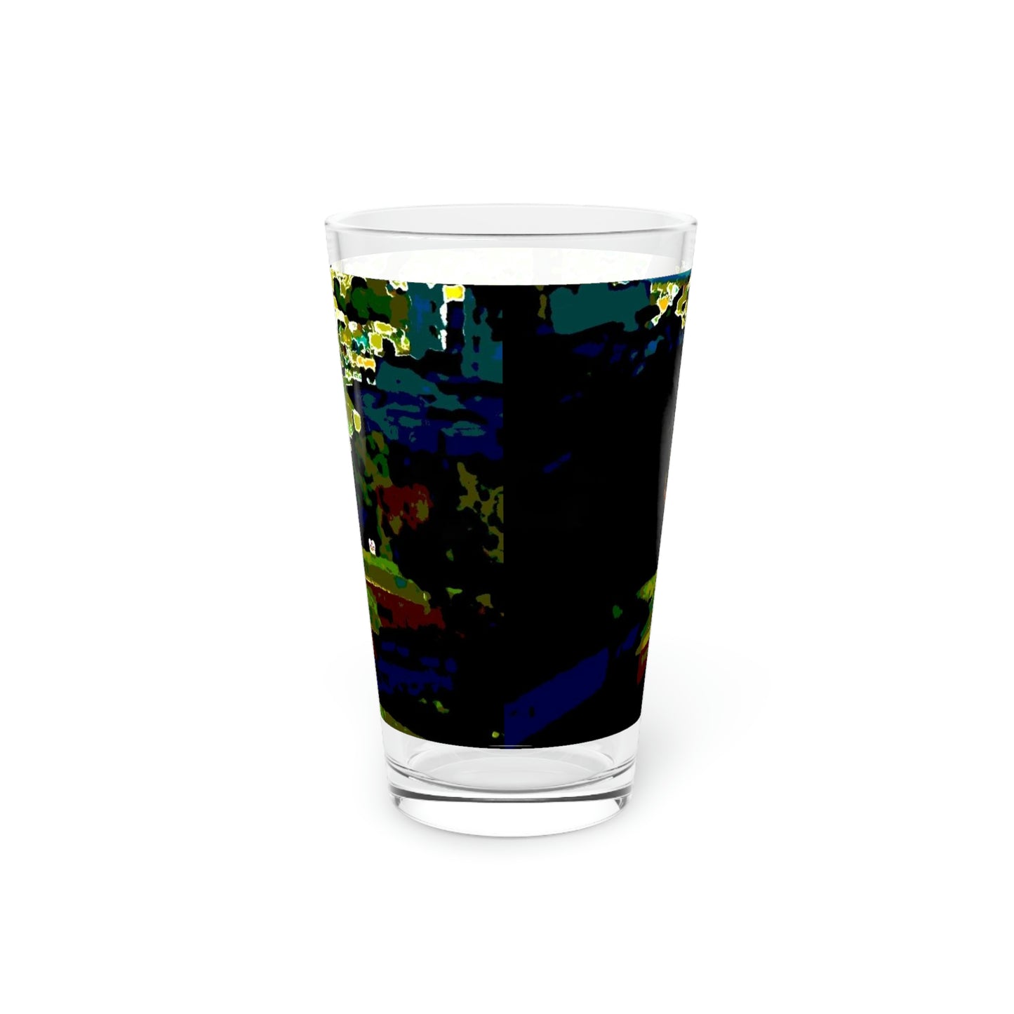 Pint Glass, 16oz ... "Lombard Street San Francisco, CA, USA" ... Family Archives 1970's ... Original Works ...