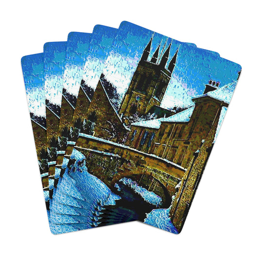 Custom Poker Cards ...  Walikng The Streets & Alleys ... 'Strolling The Canals ... '  ... Original Works  ...