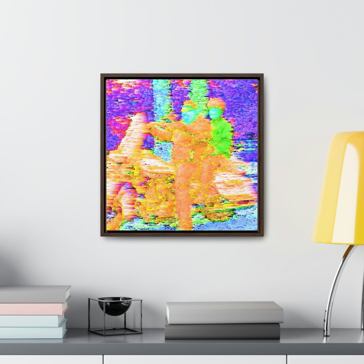 Gallery Canvas Wraps, Square Frame ...  "And 'I' Left His Dead A_s There By The Side-of-The-Road" ... Original Works ... (Grateful Dead: Me-And-My-Uncle)