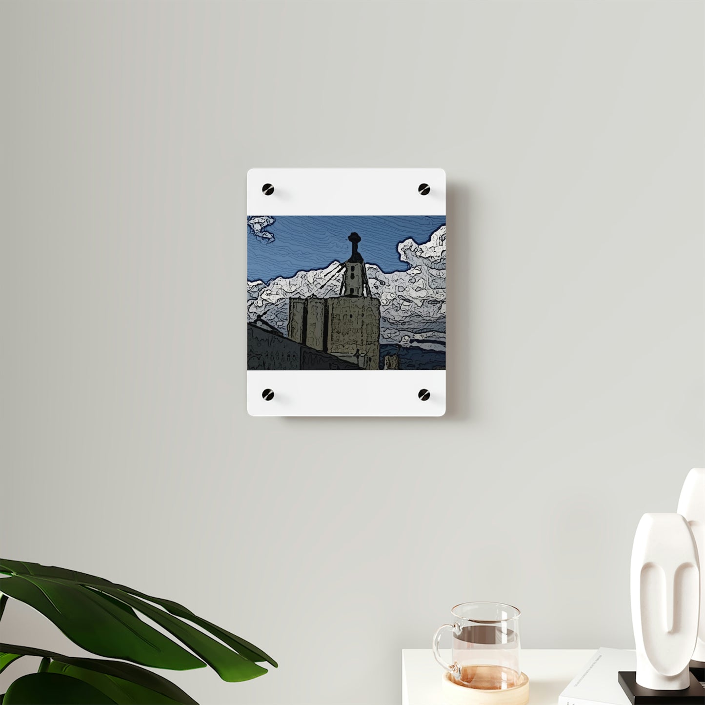 Acrylic Wall Art Panels ... "ICP: Idaho County Propane ... 'Production Facilities Grangeville, Idaho' ... "  Original Works: Rendering Time: 10 Hours ...