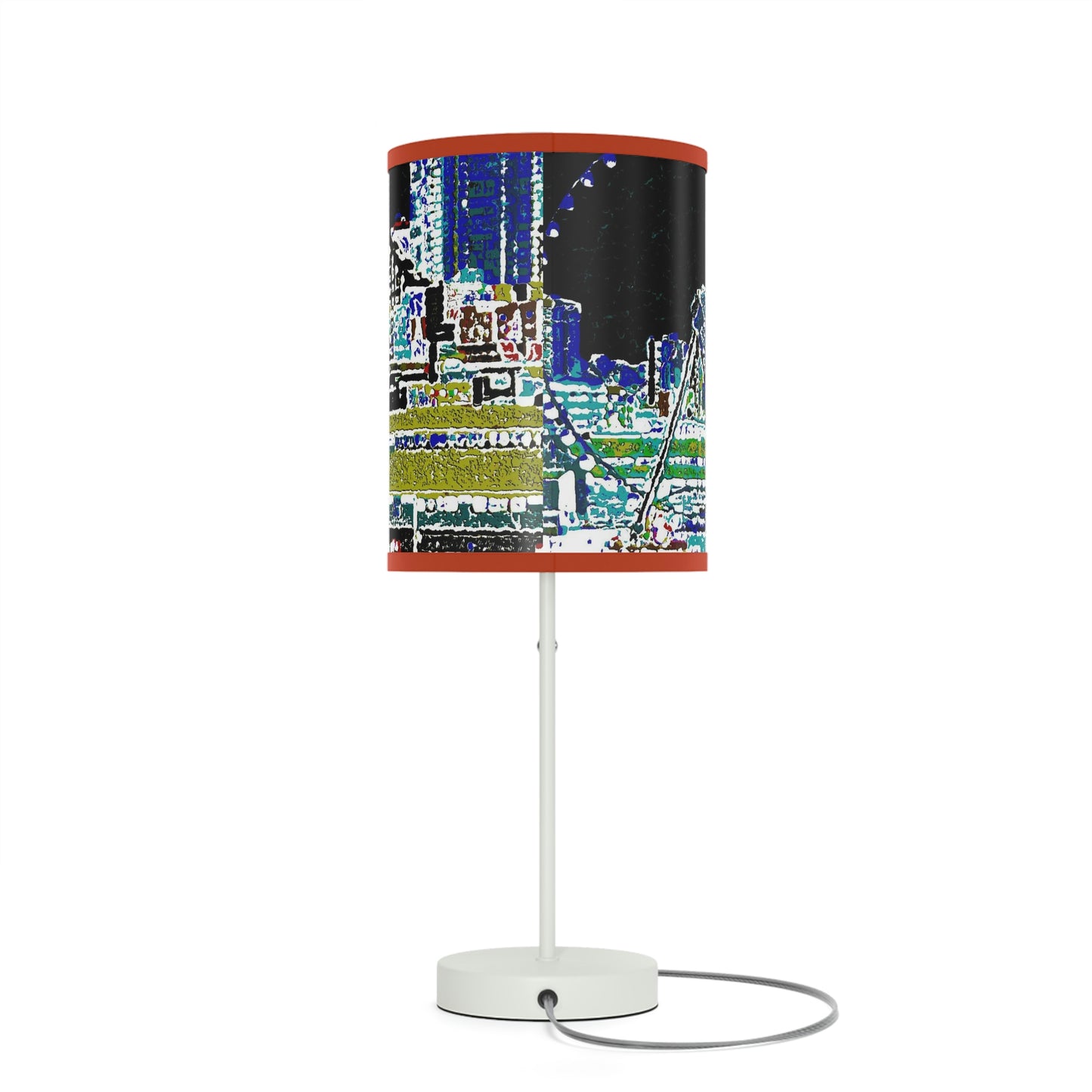 Lamp on a Stand, US|CA plug ... That Classic Wheel ... 'Seattle's Wheel' ... & Old Classic Waterside Vendors ...  'Family Archives' ... Original Works ...
