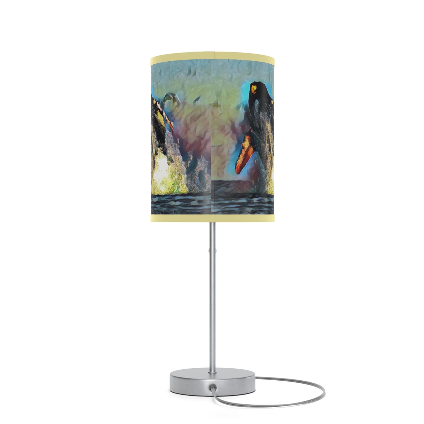 Lamp on a Stand, US|CA plug ... An Extraordinary Humpback Breach ... 'With Explosive Energy' ... Family Archives (KPH) ... Circa: 21st Century. Maui, HI ... Original Works ...
