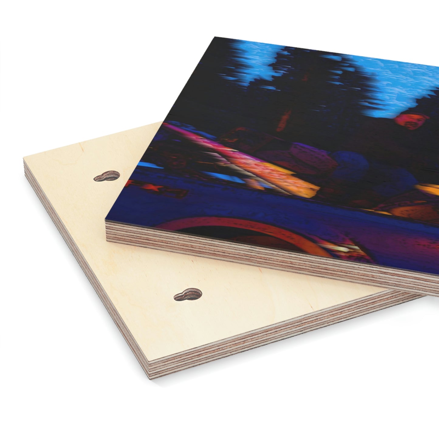 Wood Canvas ... Two Modes Of Winter Transportation ... "Which One To Drive Next?" ... Choices-Choices-Choices ... Circa 4Jan23 ... Original Works ...