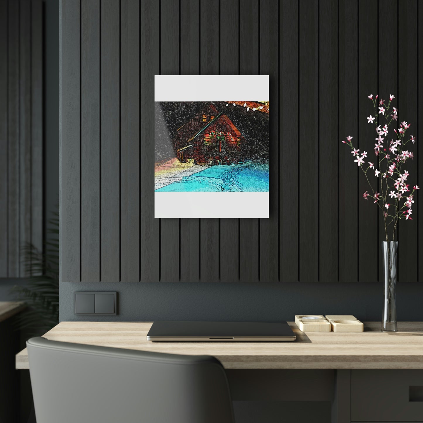 Acrylic Prints ... A Cold ... A Very Snowy ... "A Tranquil & Quiet Morning In Mountainous Central Idaho" ... Original Works ...