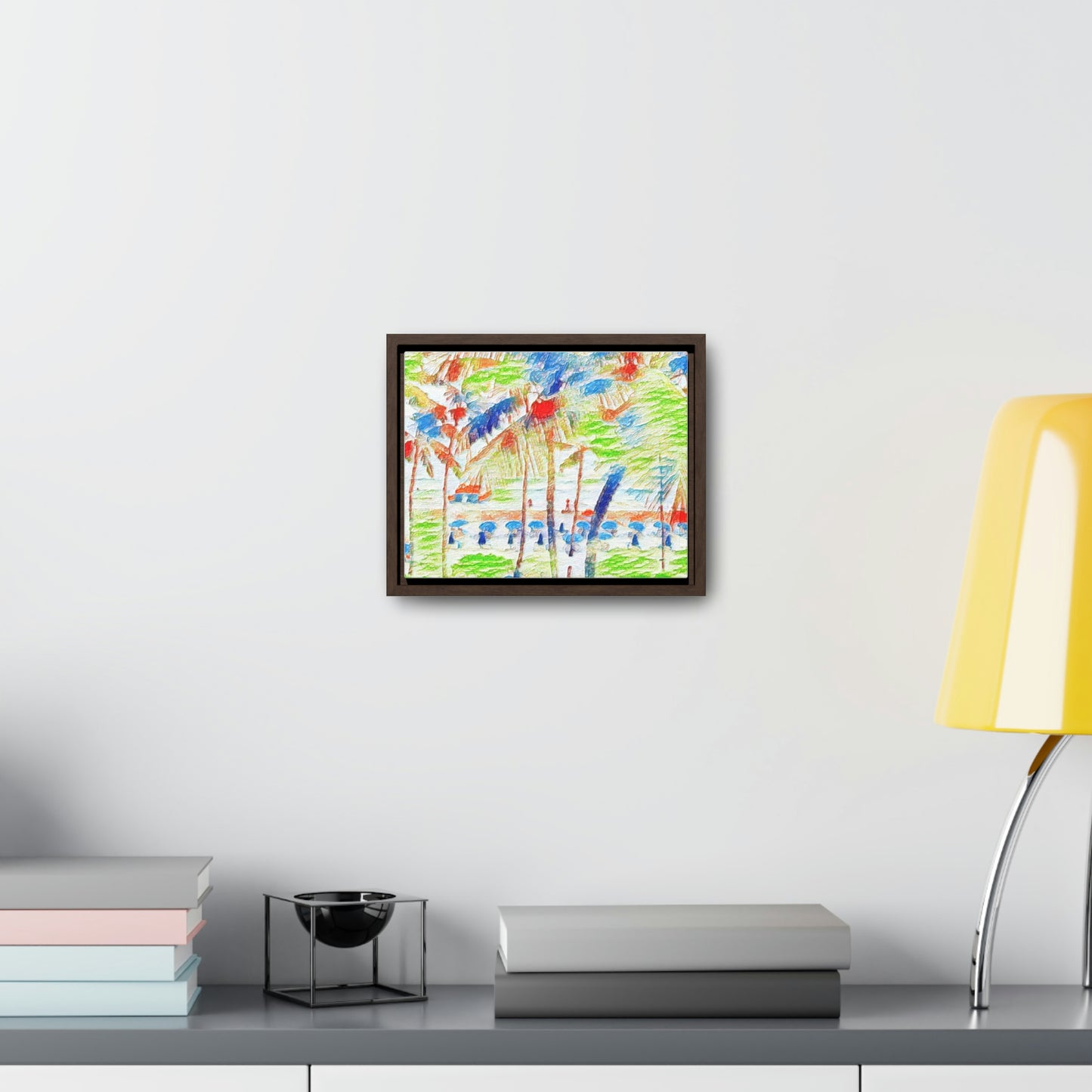 Gallery Canvas Wraps, Horizontal Frame ... "The Royal Hawai'ian: Waikiki Beach_Beach" ... Honolulu, HI ... Ocotber 2014 (Halloween) ... Original Works ...