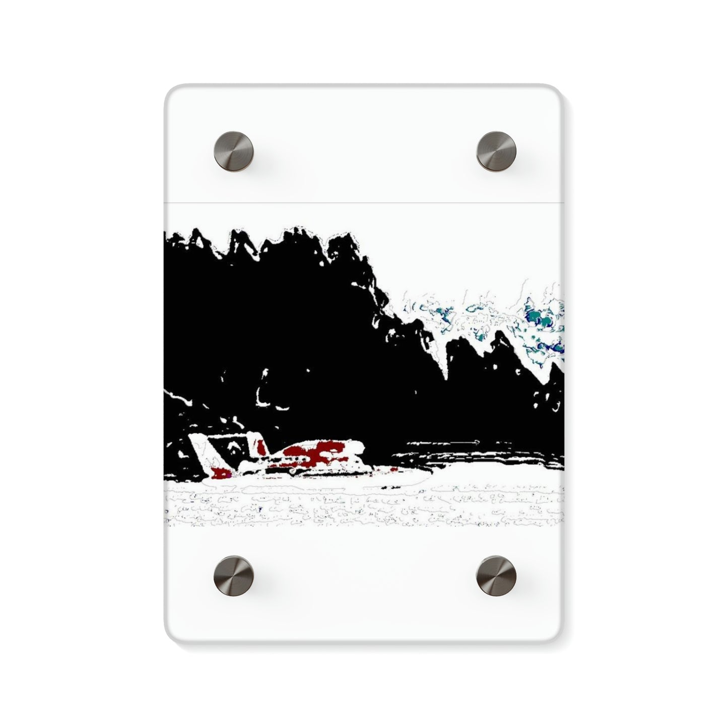 Acrylic Wall Art Panels ... Seattle Columbia Cup On Lake Washington ... "Dave Wilcox Heads For The Win" ... Associate Gift-Photo ... Original Works ...
