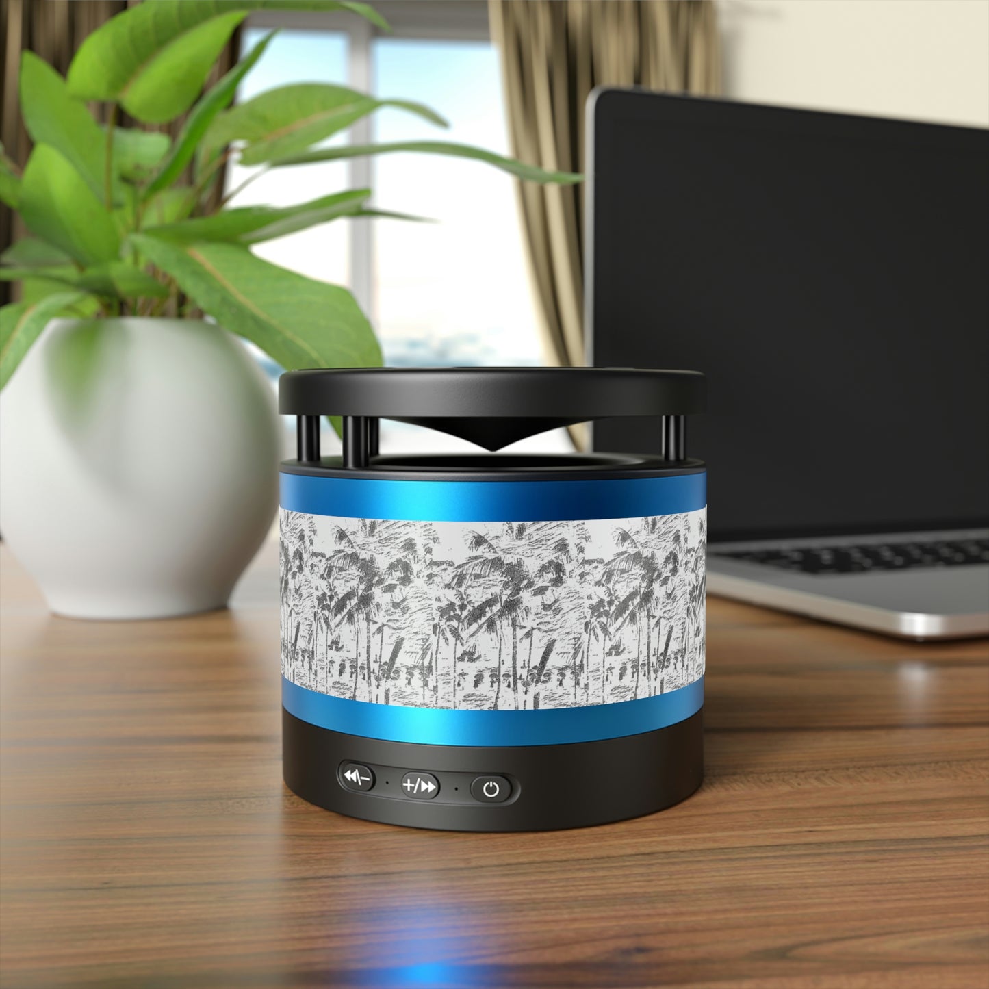 Metal Bluetooth Speaker and Wireless Charging Pad ... "The Royal Hawai'ian: Waikiki Beach_Beach" ... Honolulu, HI ... October 2014 (Halloween) ... Original Works ...