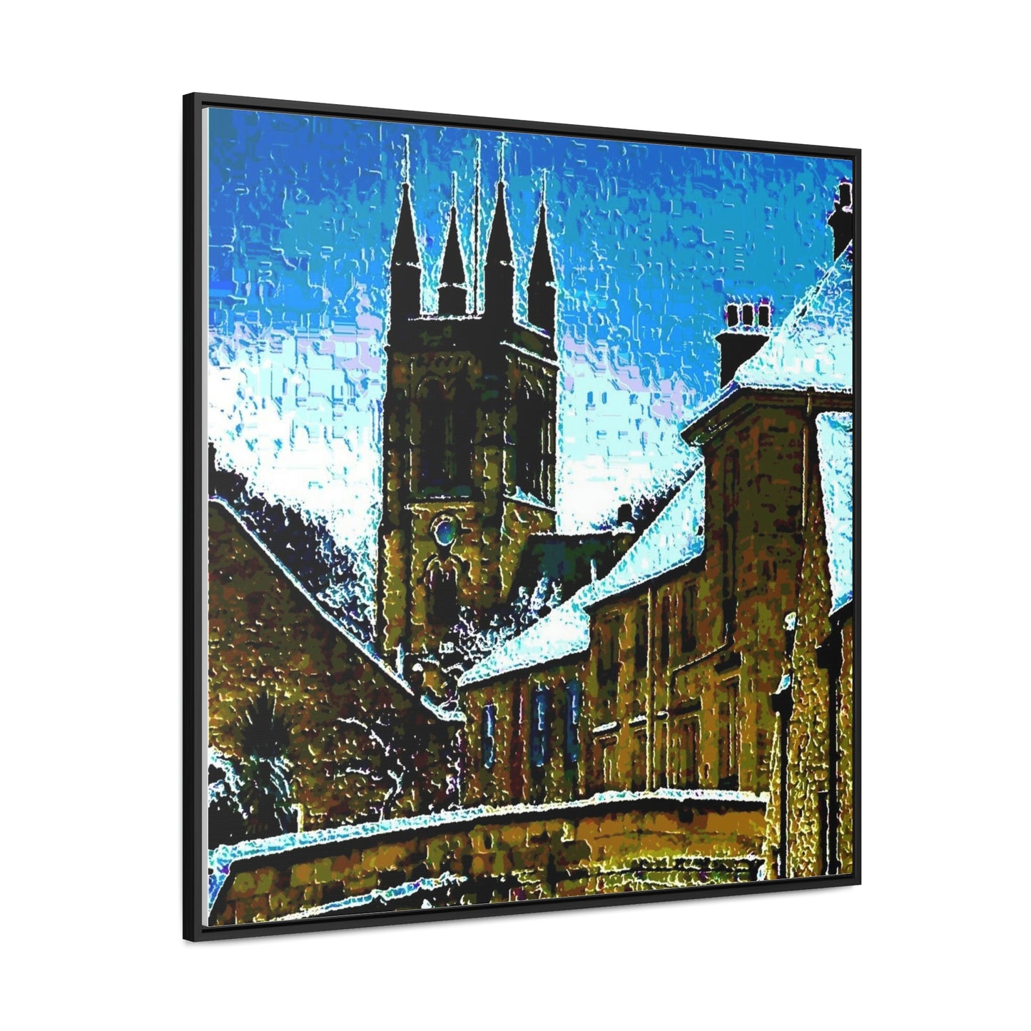 Gallery Canvas Wraps, Square Frame ... Walikng The Streets & Alleys ... 'Strolling The Canals ... '  ... Original Works  ...