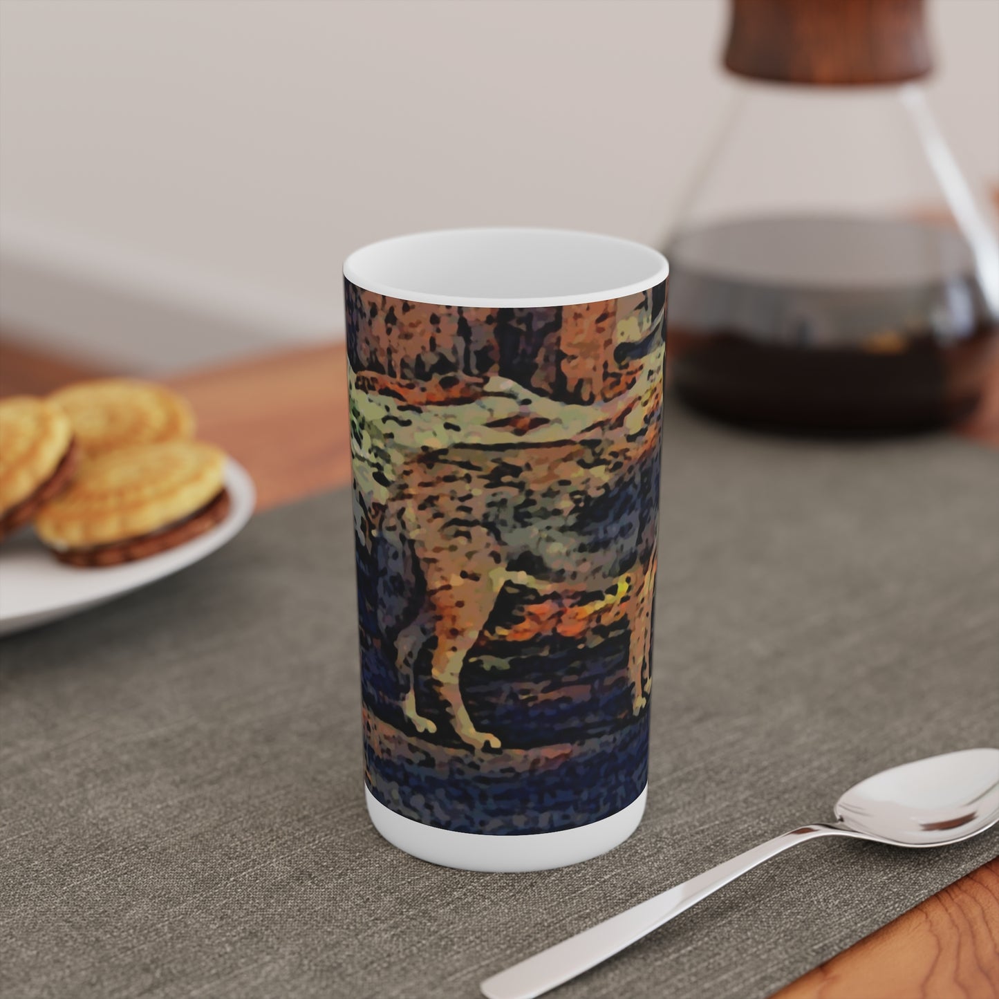 Conical Coffee Mugs (3oz, 8oz, 12oz) ... Coyote ... "Yosemite Valley: Circa May23 ... KPH Base Photo" ... Original Works ...