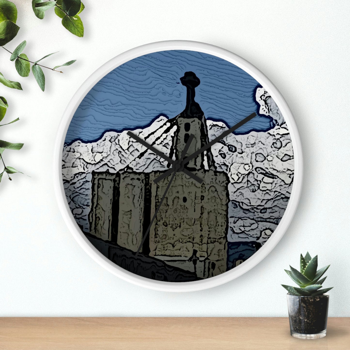 Wall clock ... "ICP: Idaho County Propane ... 'Production Facilities Grangeville, Idaho' ... "  Original Works: Rendering Time: 10 Hours ...