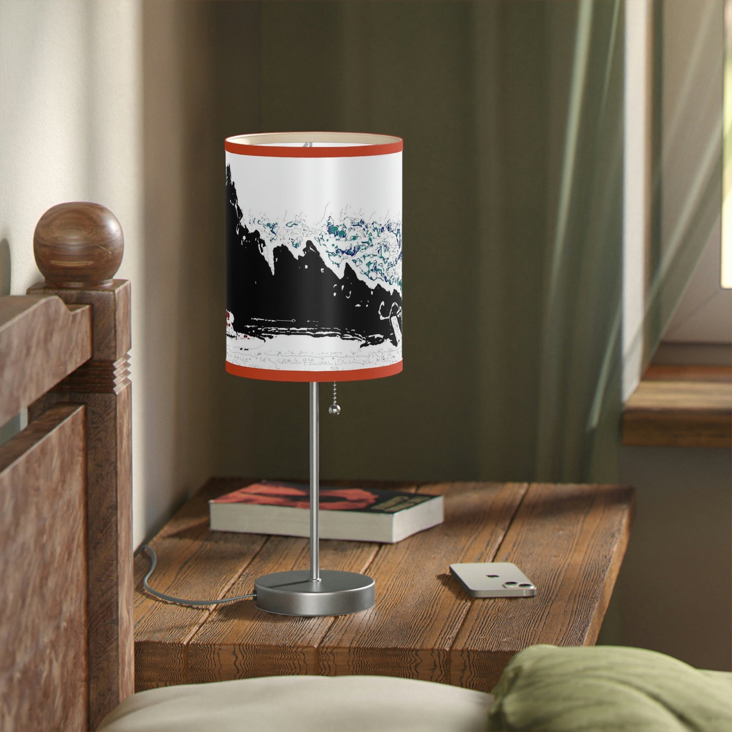 Lamp on a Stand, US|CA plug ... Seattle Columbia Cup On Lake Washington ... "Dave Wilcox Heads For The Win" ... Associate Gift-Photo ... Original Works ...