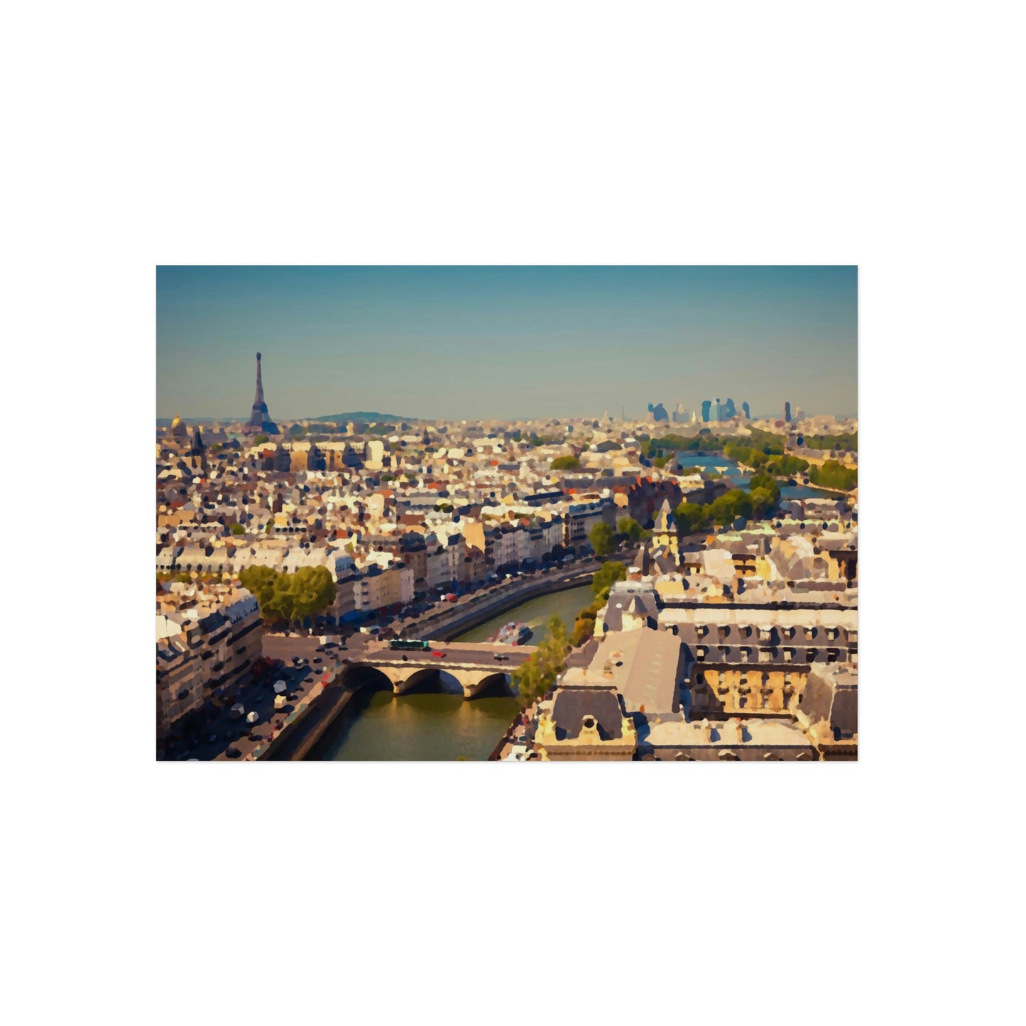 Aluminum Composite Panels ... "Allons Y A La Paris!"... A View Of 'The River Seine & Le Tour Eiffel' ... Family Archives ... Original Works ...