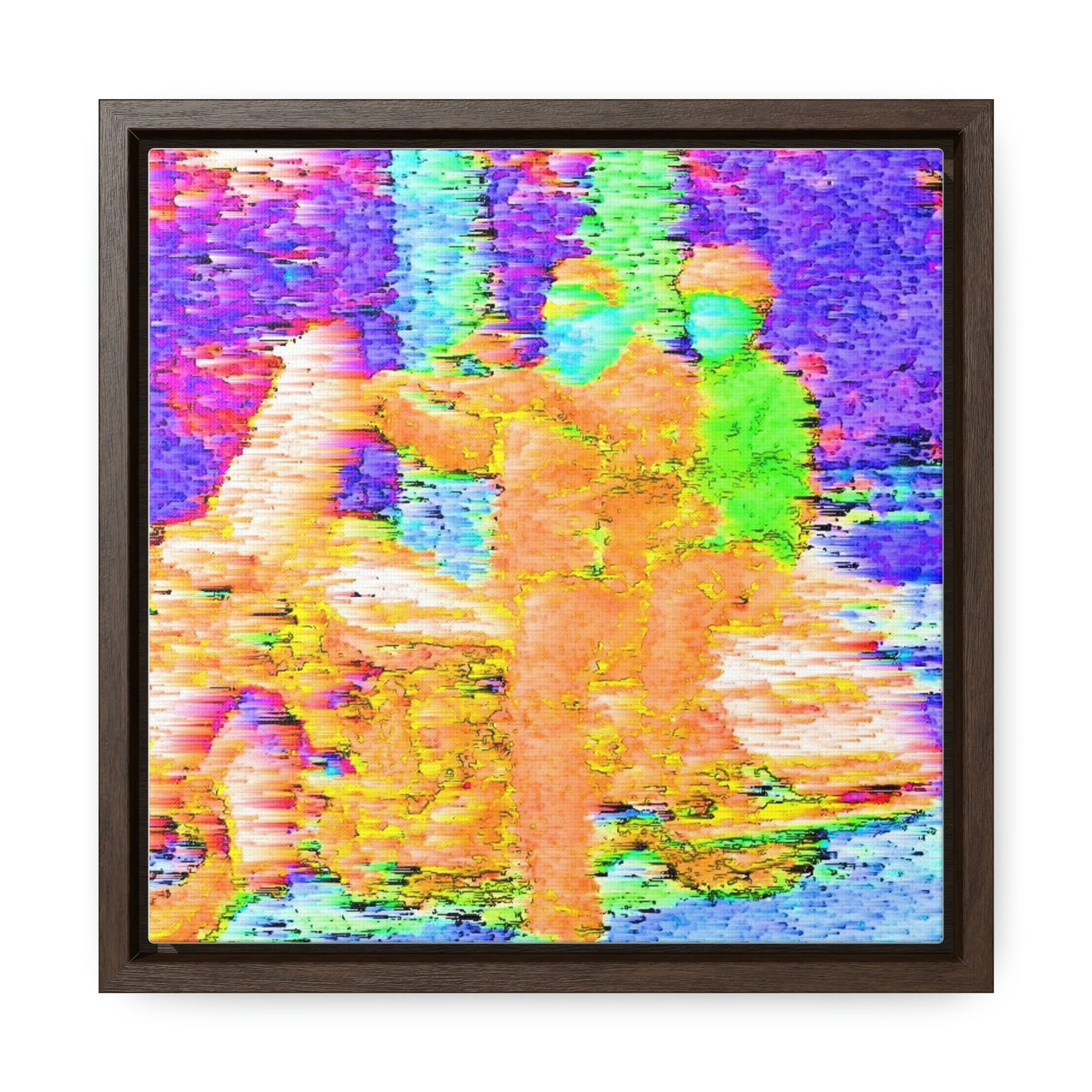 Gallery Canvas Wraps, Square Frame ...  "And 'I' Left His Dead A_s There By The Side-of-The-Road" ... Original Works ... (Grateful Dead: Me-And-My-Uncle)