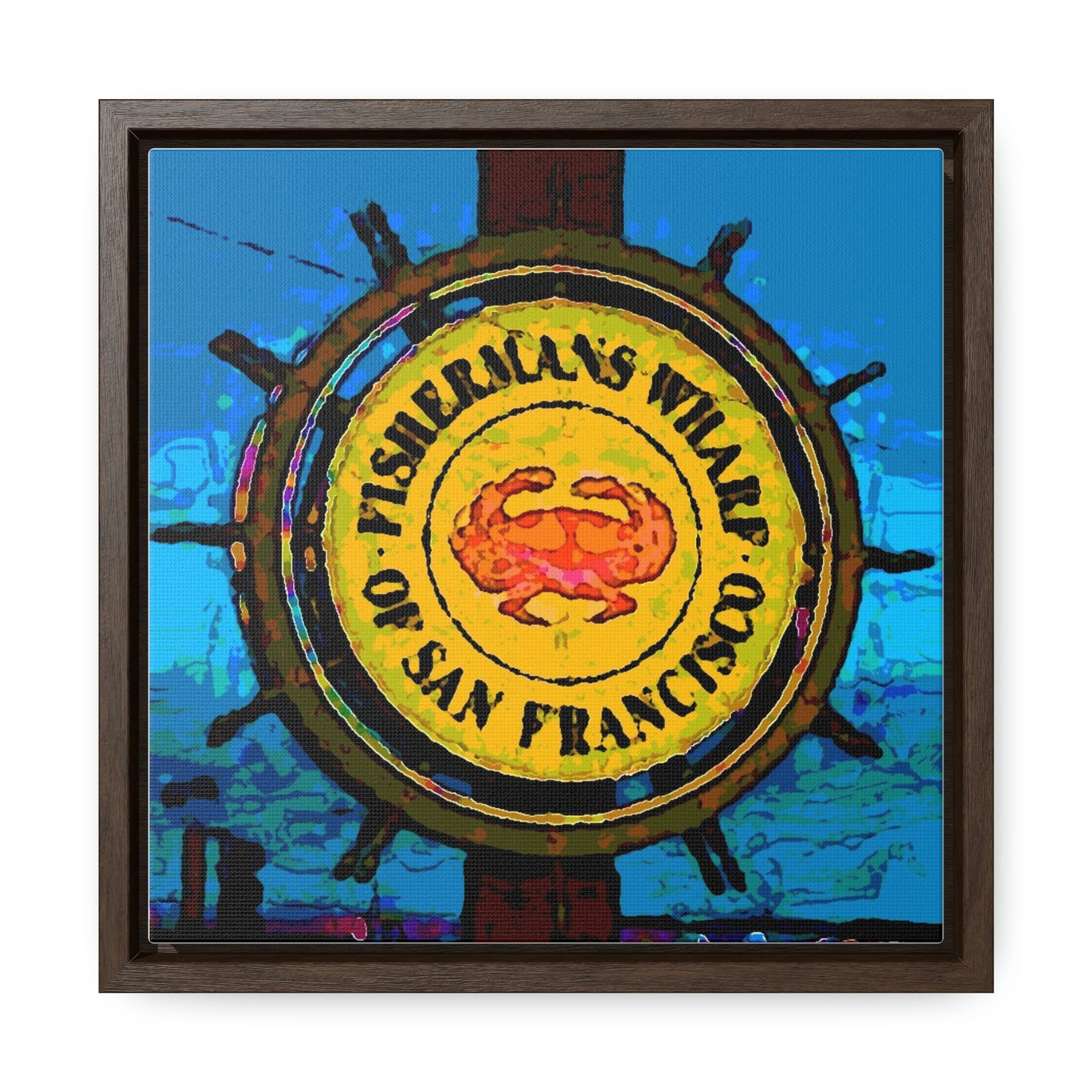 Gallery Canvas Wraps, Square Frame ...  "No.9 Fishermen's Grotto - Fishermen's Wharf, SF, California" ... Family Archives: 1970's ... Original Works ...