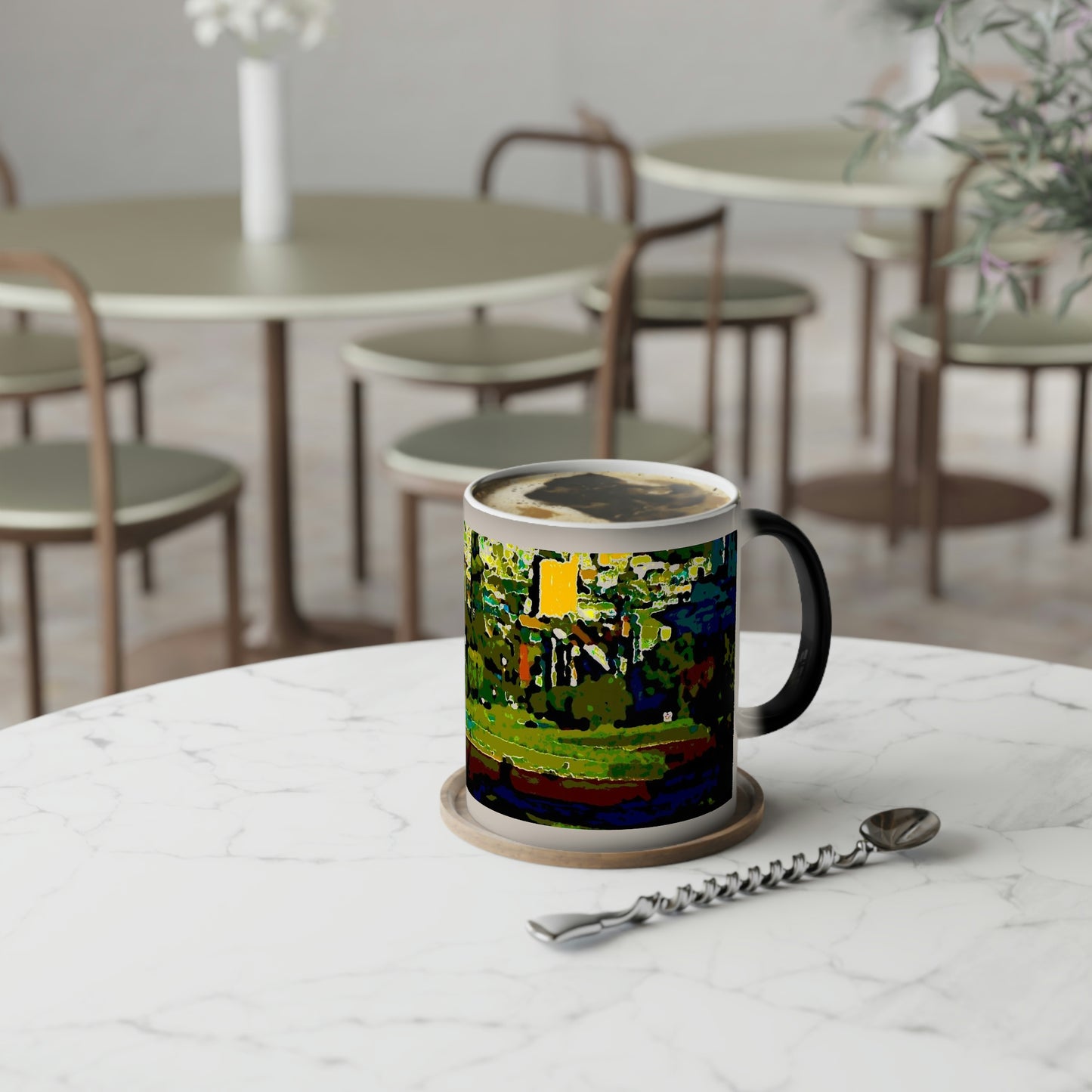 Color-Changing Mug, 11oz ...  "Lombard Street San Francisco, CA, USA" ... Family Archives 1970's ... Original Works ...