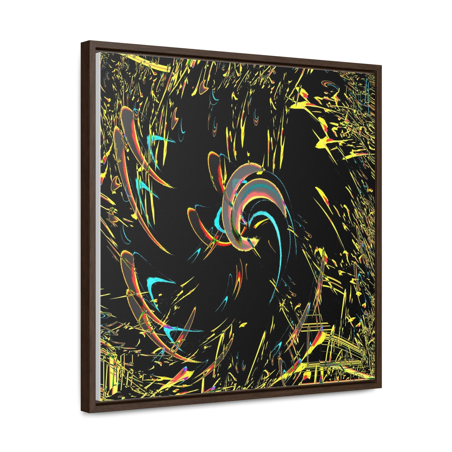 Gallery Canvas Wraps, Square Frame ... "Waning Moon" ... Central Idaho ... October 2022 ... Rendering Time: 22 Hours ... Original Works ...