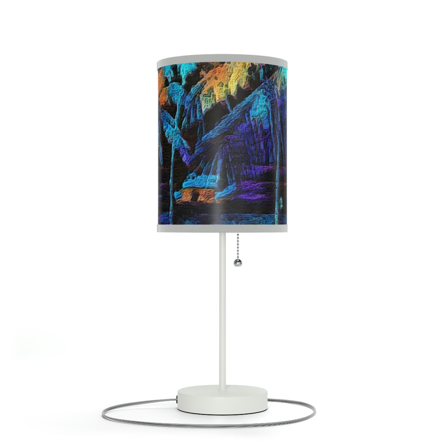 Lamp on a Stand, US|CA plug ... "The Royal Hawai'ian: Waikiki Beach_Beach" ... Honolulu, HI ... Ocotber 2014 (Halloween) ... Original Works ...