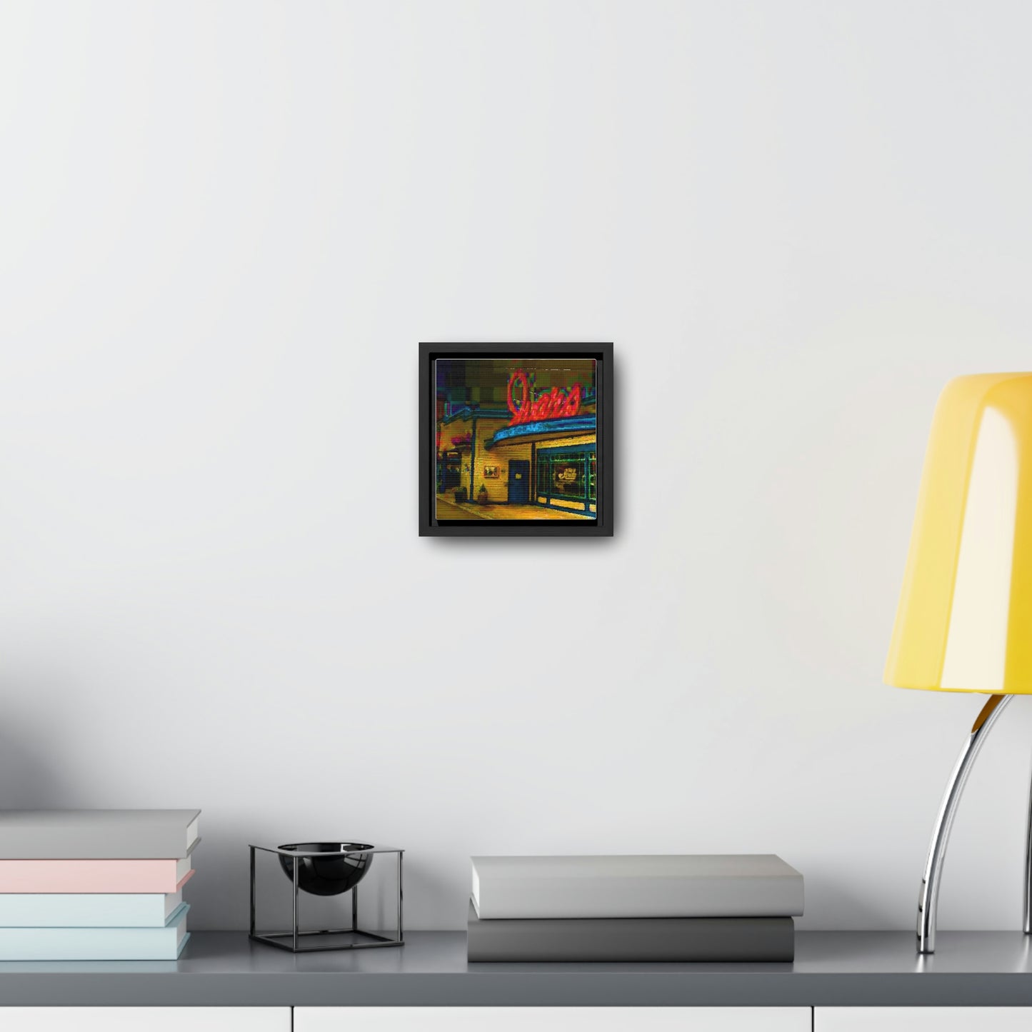 Gallery Canvas Wraps, Square Frame ...  In-A-Hurry & Stressed? ... Remember: Keep "Clam" ... Clam_Happy ...  'Ivars: Seattle Waterfront' ... Personal Archives ... Original Works ...