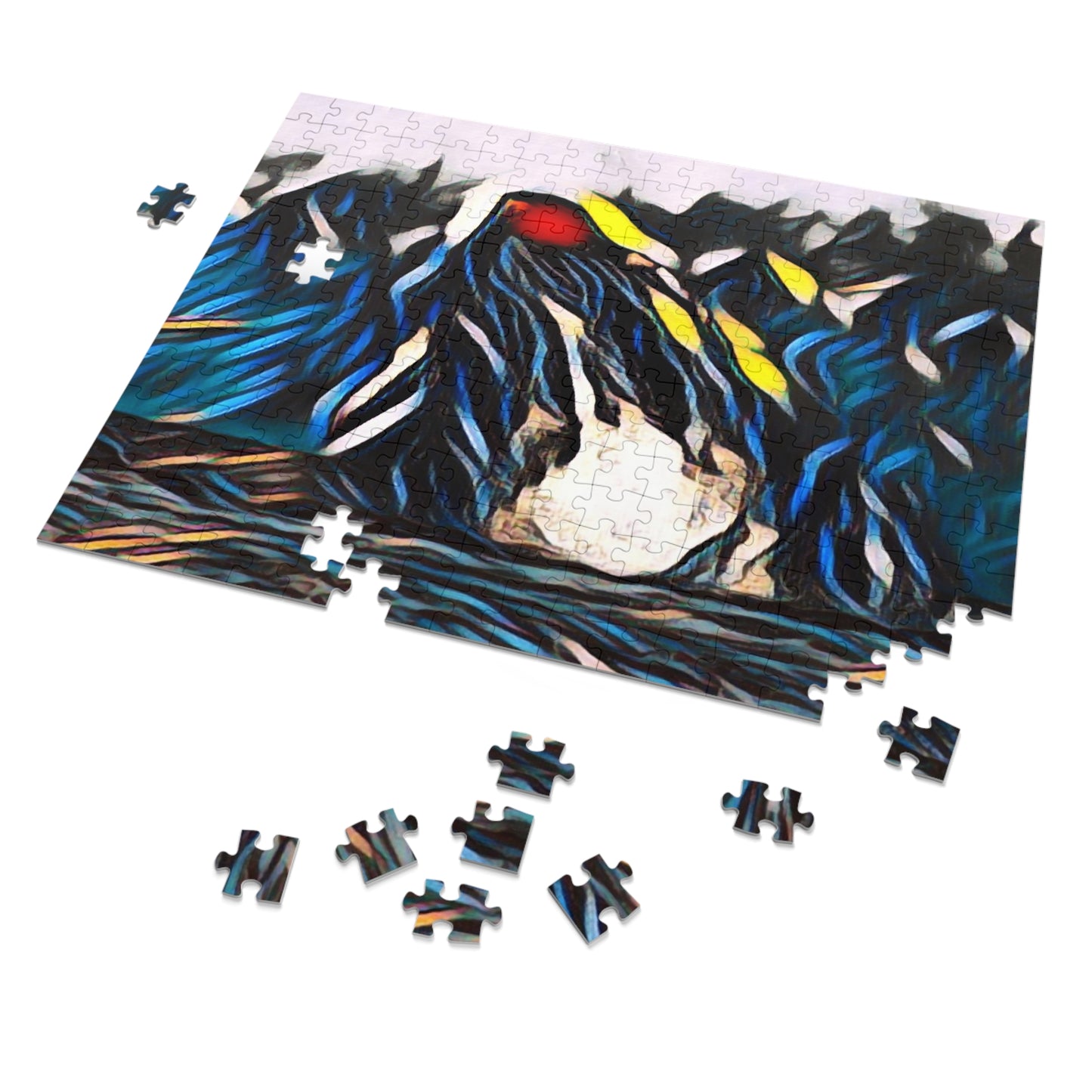 Jigsaw Puzzle (30, 110, 252, 500,1000-Piece) ... "Ken's Favourite Humpback Breach" ... Circa: 21st Century ... Maui, HI ... Original Works ...
