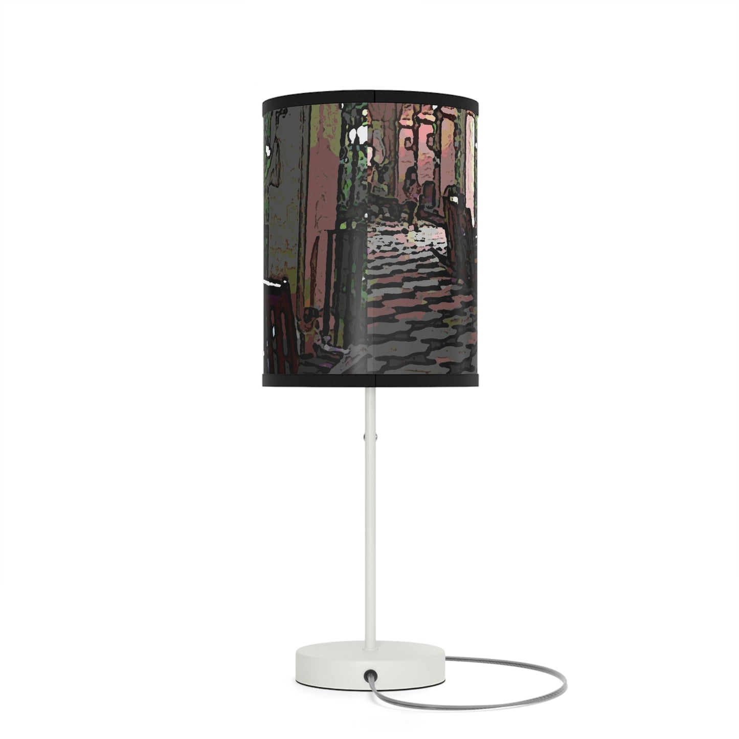 Lamp on a Stand, US|CA plug ...Lanai & Rocking Chairs At: 'The Pink Palace' ... The Royal Hawai'ian ... Honolulu, HI ... '27Oct2014' ... Original Works ...