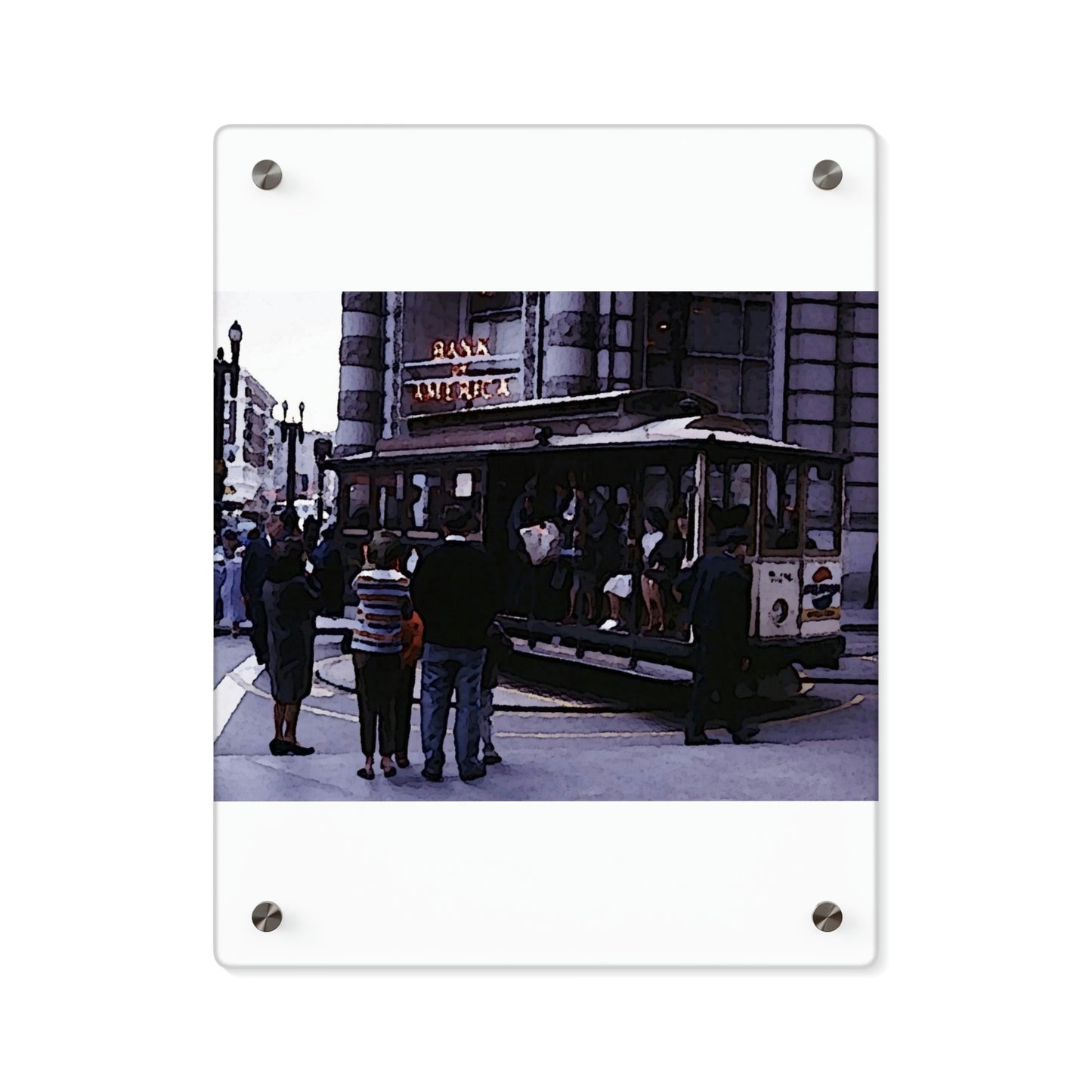 Acrylic Wall Art Panels ... San Francisco ... 'Rice-A-Roni-A-San Francisco Treat' ... "A Cable Car Classic" ... Family Archives: 1973 ... Original Works ...