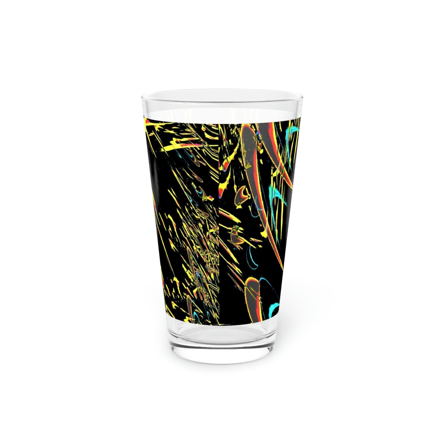 Pint Glass, 16oz ... "Waning Moon" ... Central Idaho ... October 2022 ... Rendering Time: 22 Hours ... Original Works ...