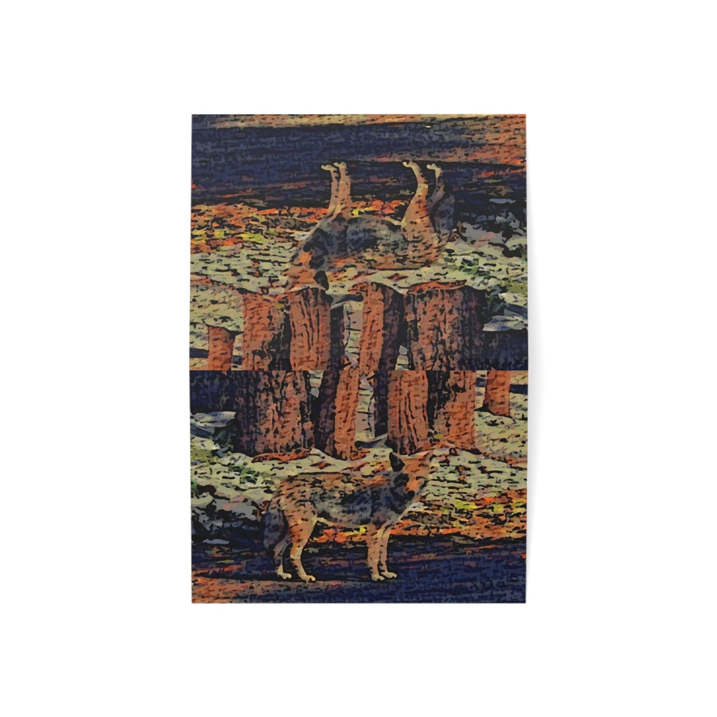 Greeting Cards (1, 10, 30, and 50pcs) ... Coyote ... "Yosemite Valley: Circa May23 ... KPH Base Photo" ... Original Works ...