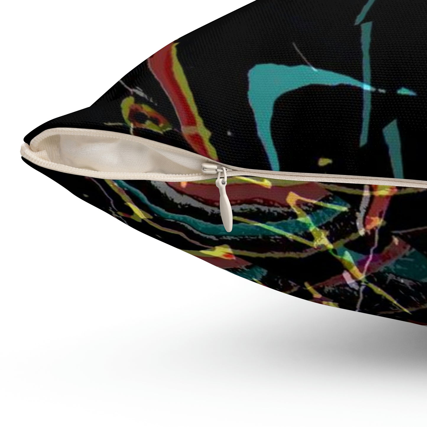 Spun Polyester Square Pillow ... "Waning Moon" ... Central Idaho ... October 2022 ... Rendering Time: 22 Hours ... Original Works ...