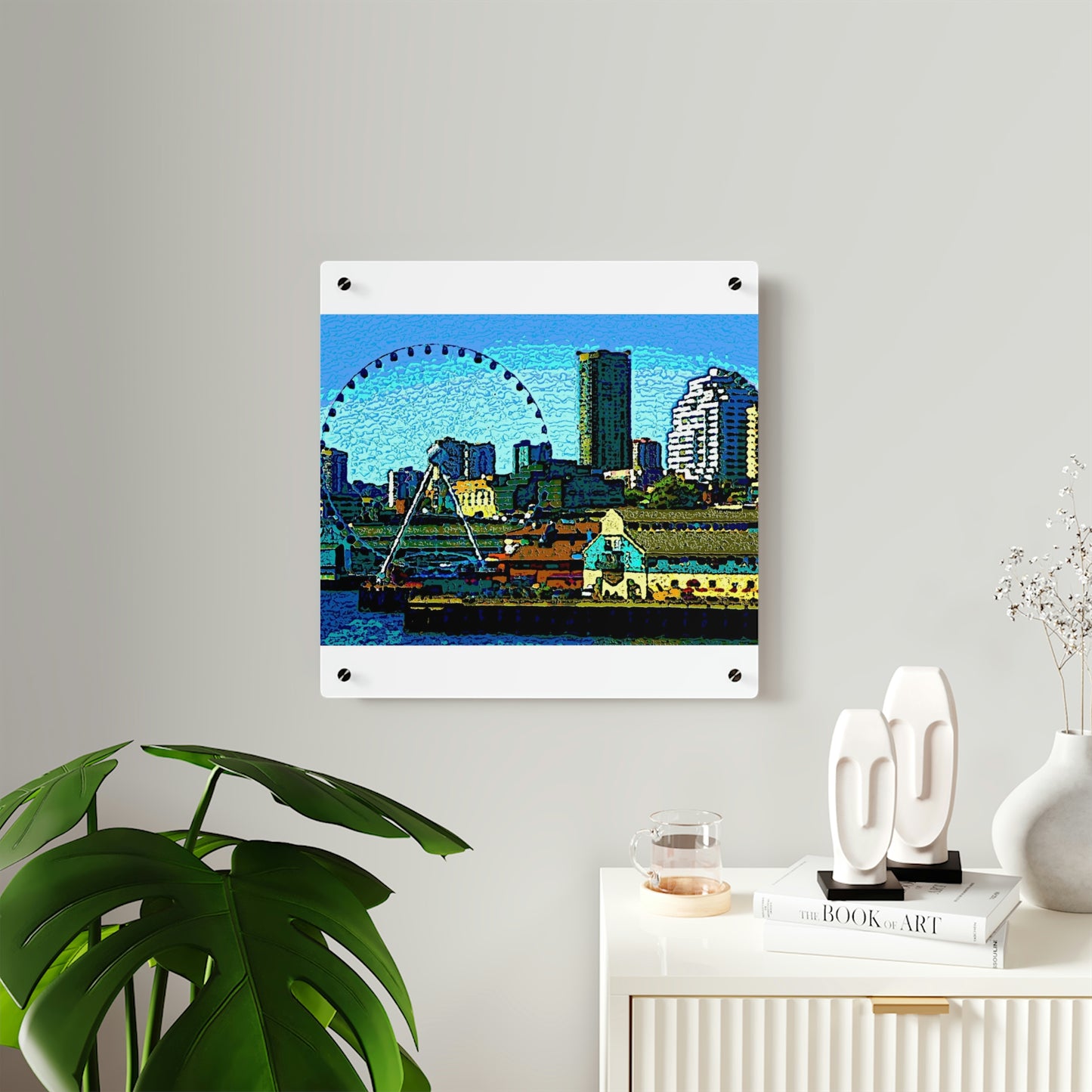 Acrylic Wall Art Panels ... That Classic Wheel ... 'Seattle's Wheel' ... & An Old Classic Waterside Vendors ...  'Family Archives' ... Original Works ...