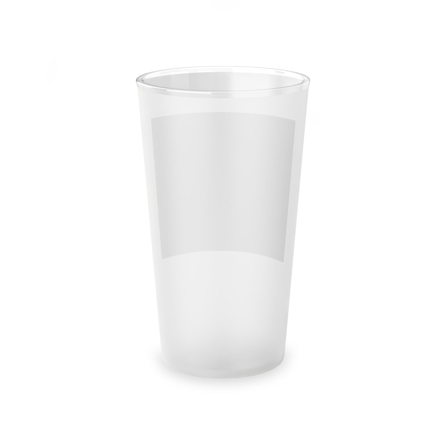 Frosted Pint Glass, 16oz ... An Extraordinary Humpback Breach ... 'With Explosive Energy' ... Family Archives (KPH) ... Circa: 21st Century. Maui, HI ... Original Works ...