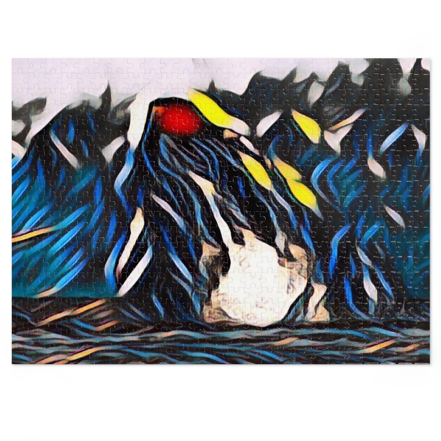 Jigsaw Puzzle (30, 110, 252, 500,1000-Piece) ... "Ken's Favourite Humpback Breach" ... Circa: 21st Century ... Maui, HI ... Original Works ...