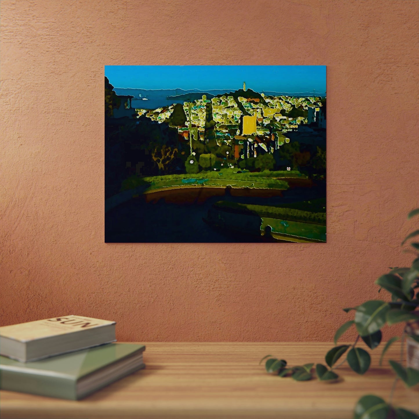 Aluminum Composite Panels ... "A Very Curvy Road With Outstanding Views" ... 'Keep You Eyes On The Road!' ... Lombard St, SF, California_2 ... Family Archives (Father) ... Original Works ...