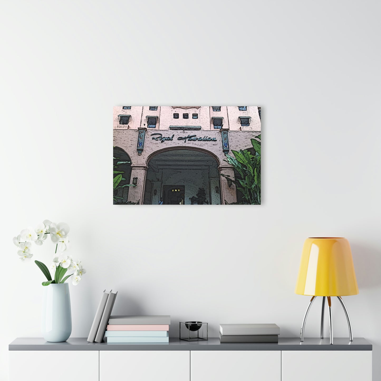 Acrylic Prints (French Cleat Hanging)  ...  "La Grande Entree" At: 'The Pink Palace' ... The Royal Hawai'ian ... Honolulu, HI ... '27Oct2014' ... Original Works ...