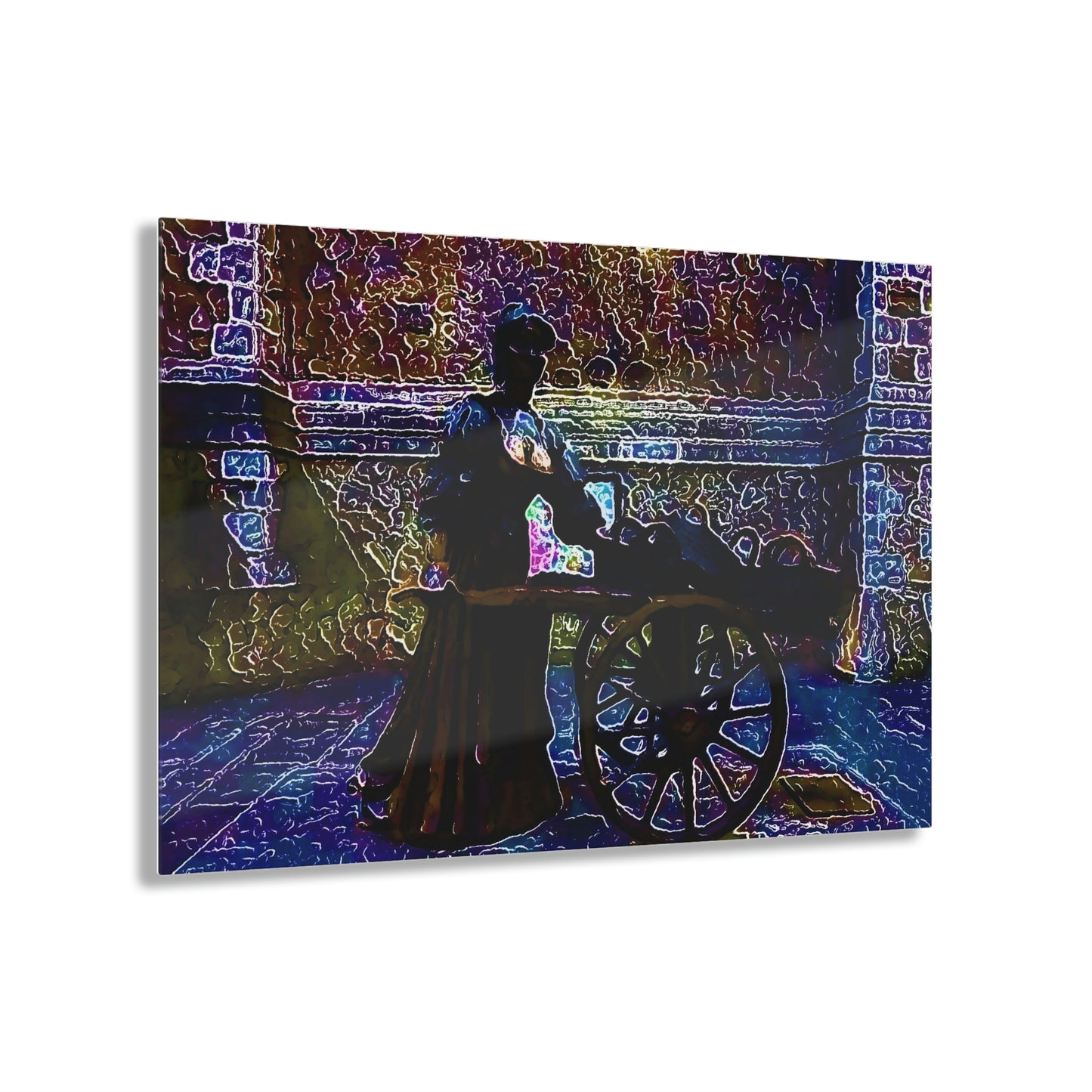 Acrylic Prints ... Dublin's "Molly Malone Along Grafton Street" ... Cryin' Cockels & Muscles Alive-Alive-Oh ... Circa 2003 ... Original Works ...