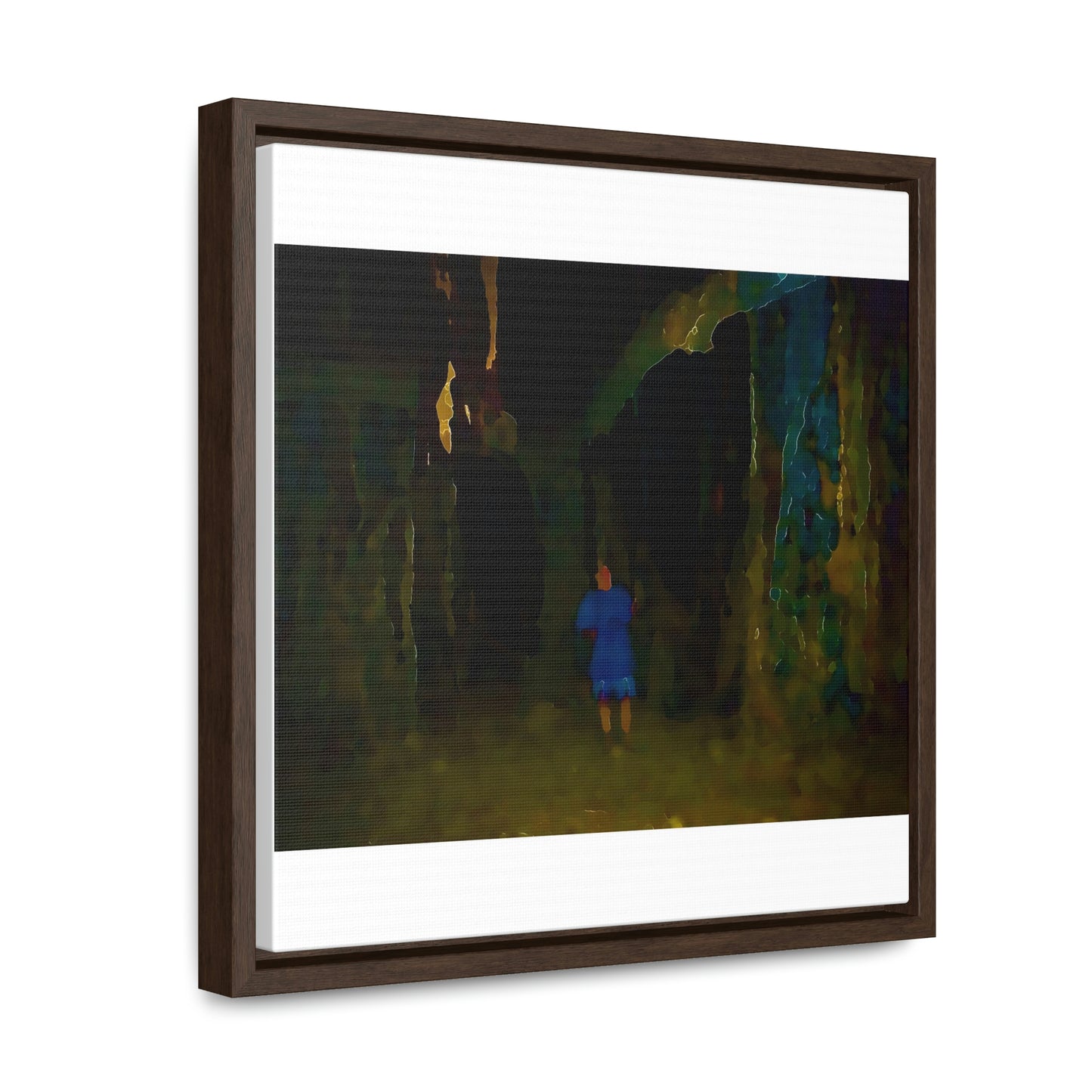 Gallery Canvas Wraps, Square Frame ... Jesuit Philosophy ... "In The Polynesian Banyans ..."